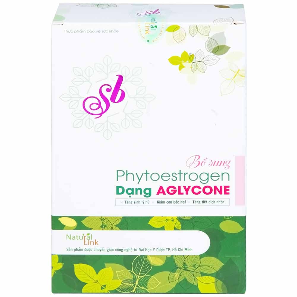Hình ảnh Viên uống Sb bổ sung Phytoestrogen dạng Aglycone tăng sinh lý nữ (3 vỉ x 10 viên)