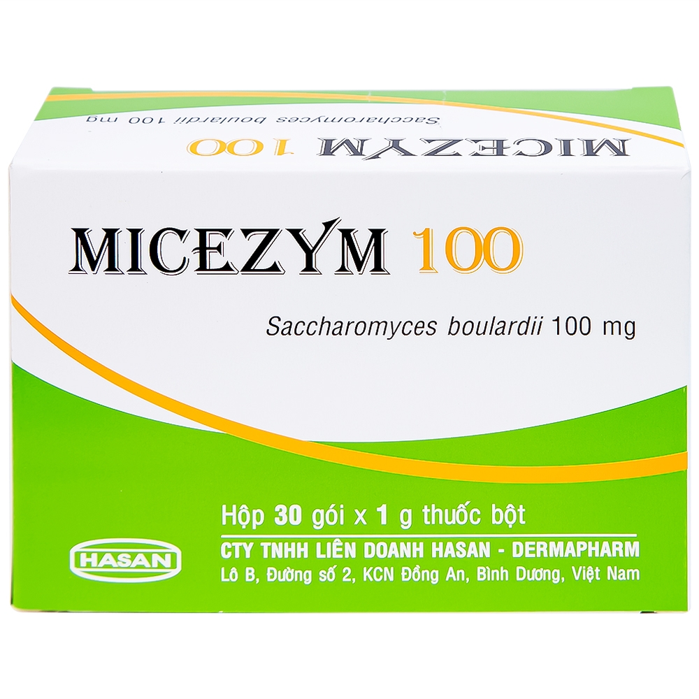 Hình ảnh Thuốc bột Micezym 100 Hasan phòng ngừa và điều trị tiêu chảy (30 gói x 1g))