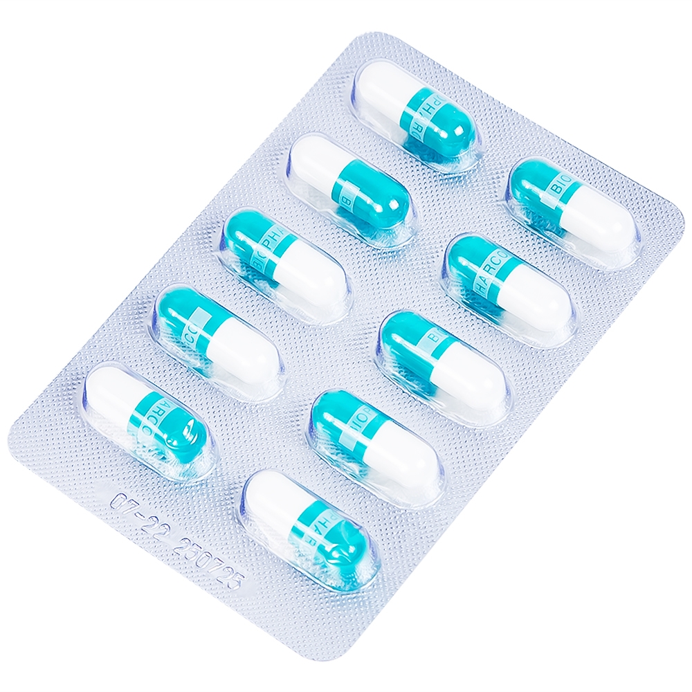 Hình ảnh Men vi sinh sống Biolac Biopharco điều trị tiêu chảy, rối loạn tiêu hóa (10 vỉ x 10 viên)