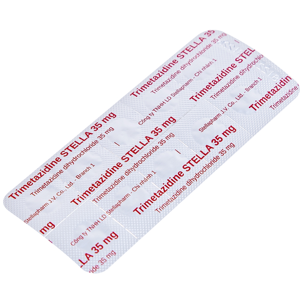 Hình ảnh Thuốc Trimetazidine Stella 35mg điều trị đau thắt ngực ổn định (3 vỉ x 10 viên)