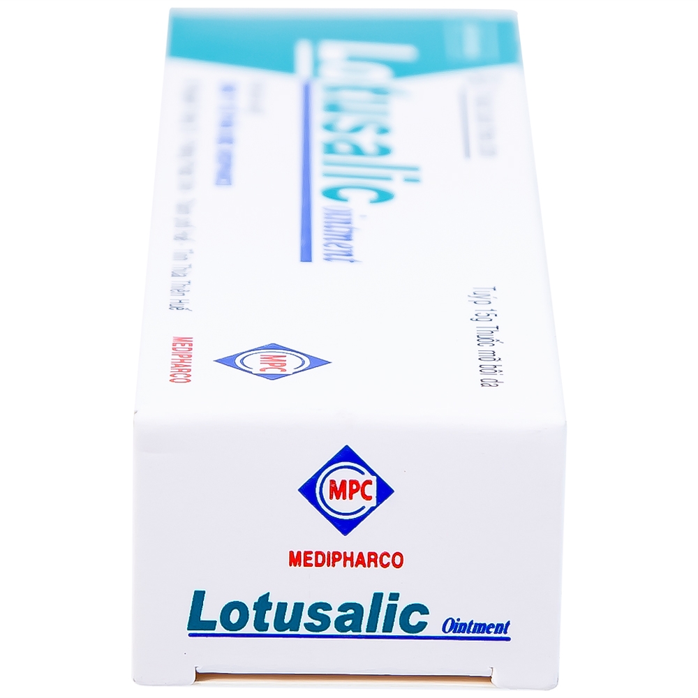 Hình ảnh Thuốc mỡ bôi da Lotusalic Medipharco giảm các biểu hiện viêm của bệnh da dày sừng và bệnh da khô (15g)