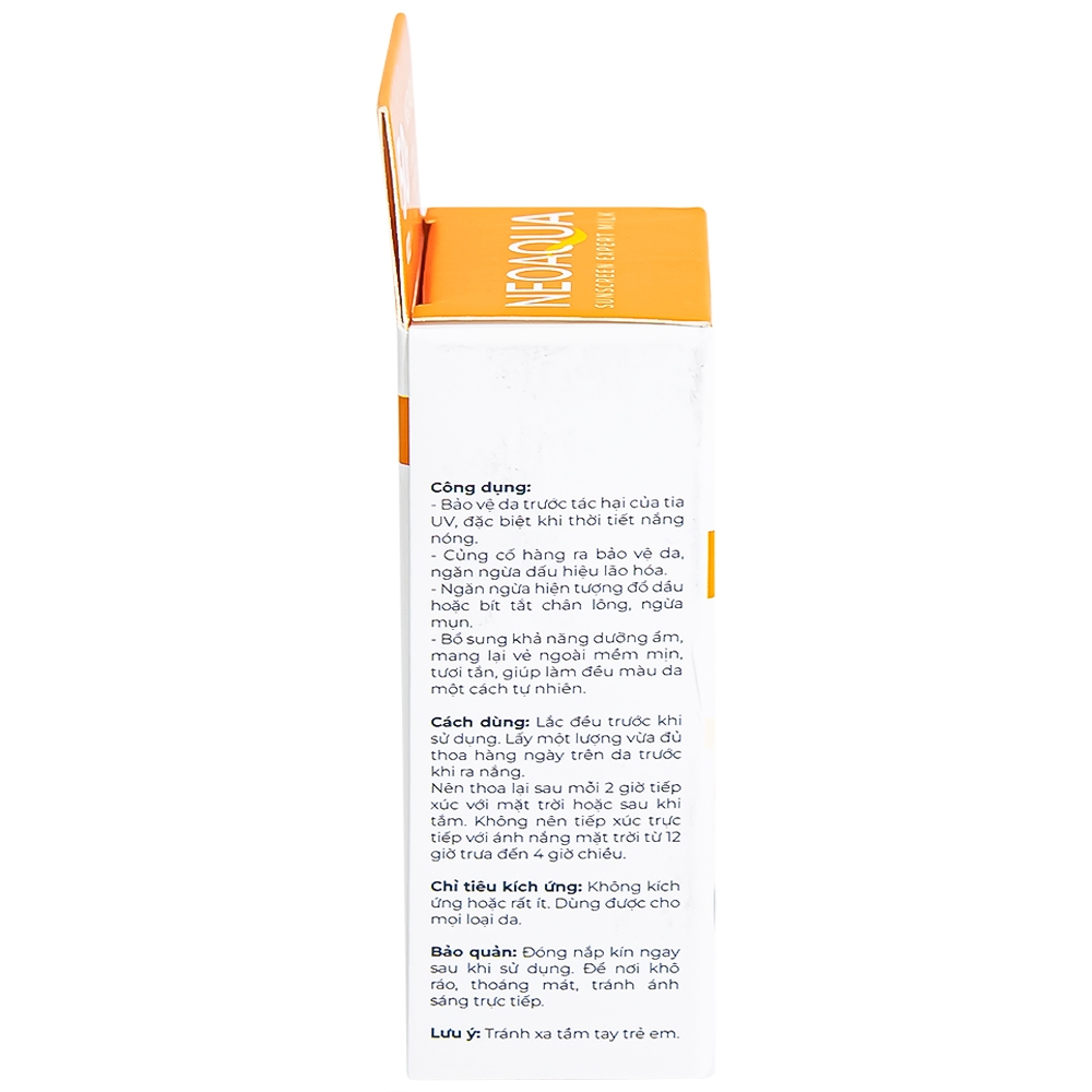 Hình ảnh Sữa chống nắng dưỡng ẩm kiềm dầu NeoAqua Sunscreen Expert Milk SPF50+ (30ml)