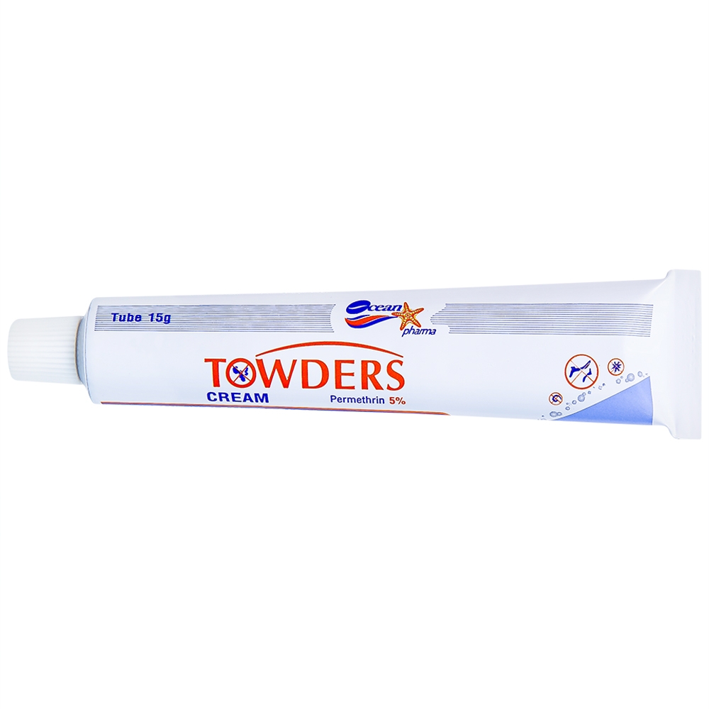 Hình ảnh Kem Towders Cream Quang Xanh hỗ trợ phòng ngừa muỗi, ghẻ,  chấy và giữ ẩm, mềm mịn da (15g)