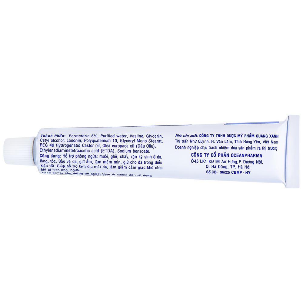 Hình ảnh Kem Towders Cream Quang Xanh hỗ trợ phòng ngừa muỗi, ghẻ,  chấy và giữ ẩm, mềm mịn da (15g)