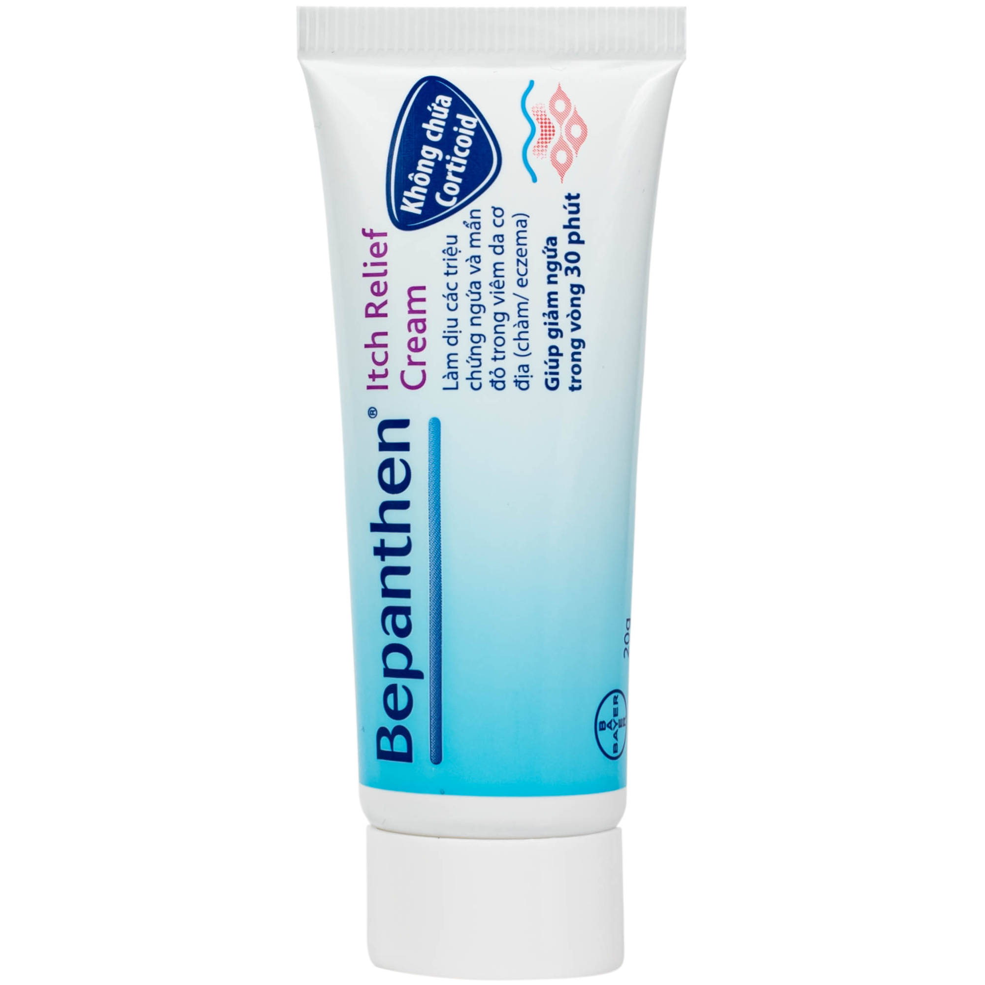 Hình ảnh Kem bôi Bepanthen Itch Relief Cream Giảm ngứa và mẩn đỏ do viêm da cơ địa(20g)