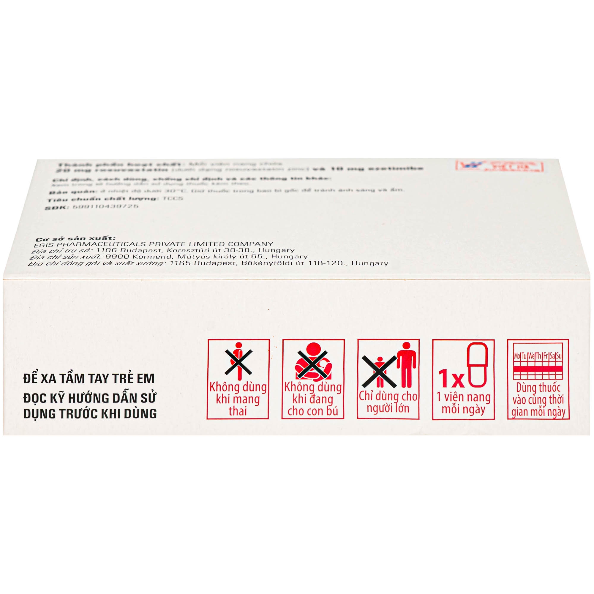Hình ảnh Thuốc Lipocomb 20/10mg Egis Điều trị tăng cholesterol máu nguyên phát (3 vỉ x 10 viên)