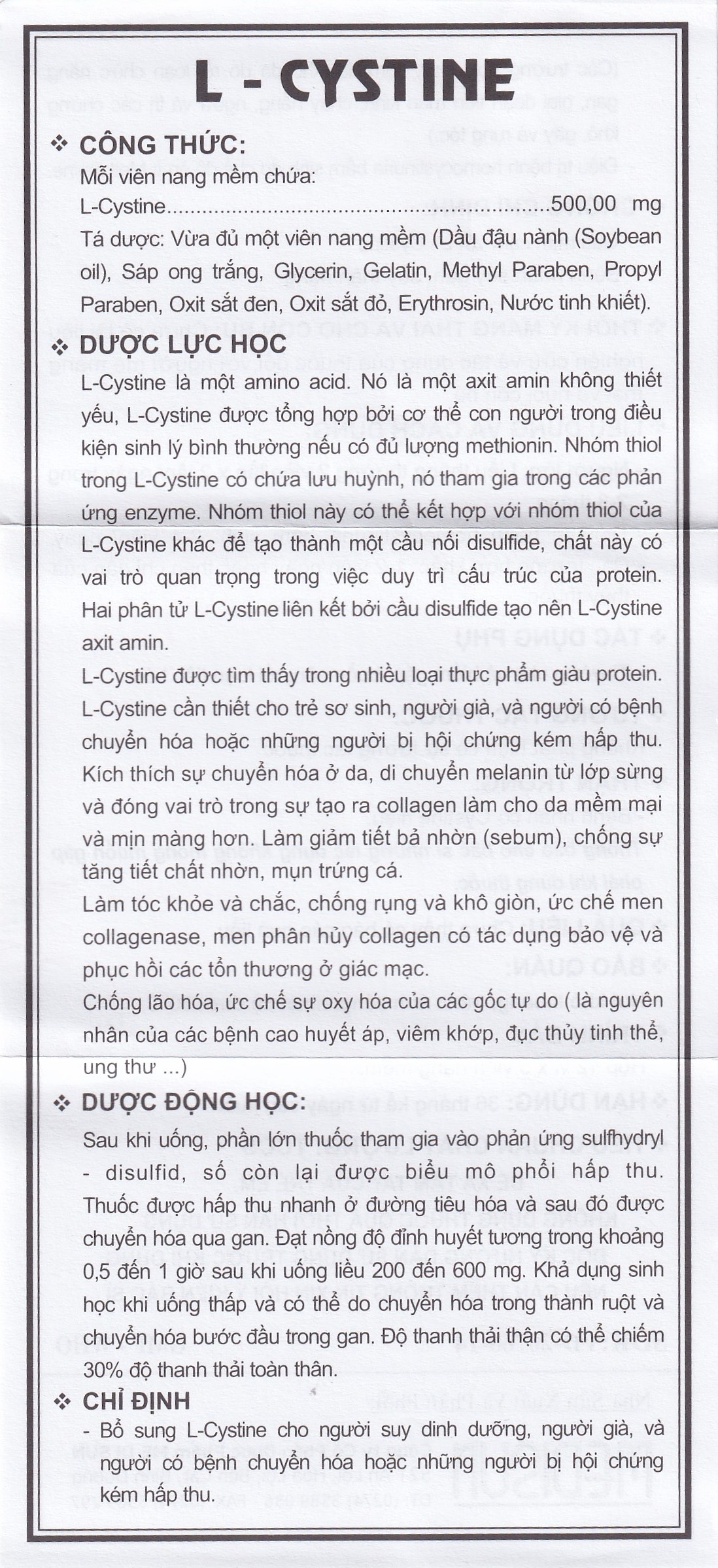 Hình ảnh Viên nang mềm L-Cystine 500mg Medisun bổ sung cho người suy dinh dưỡng, kém hấp thu, sạm da (12 vỉ x 5 viên)