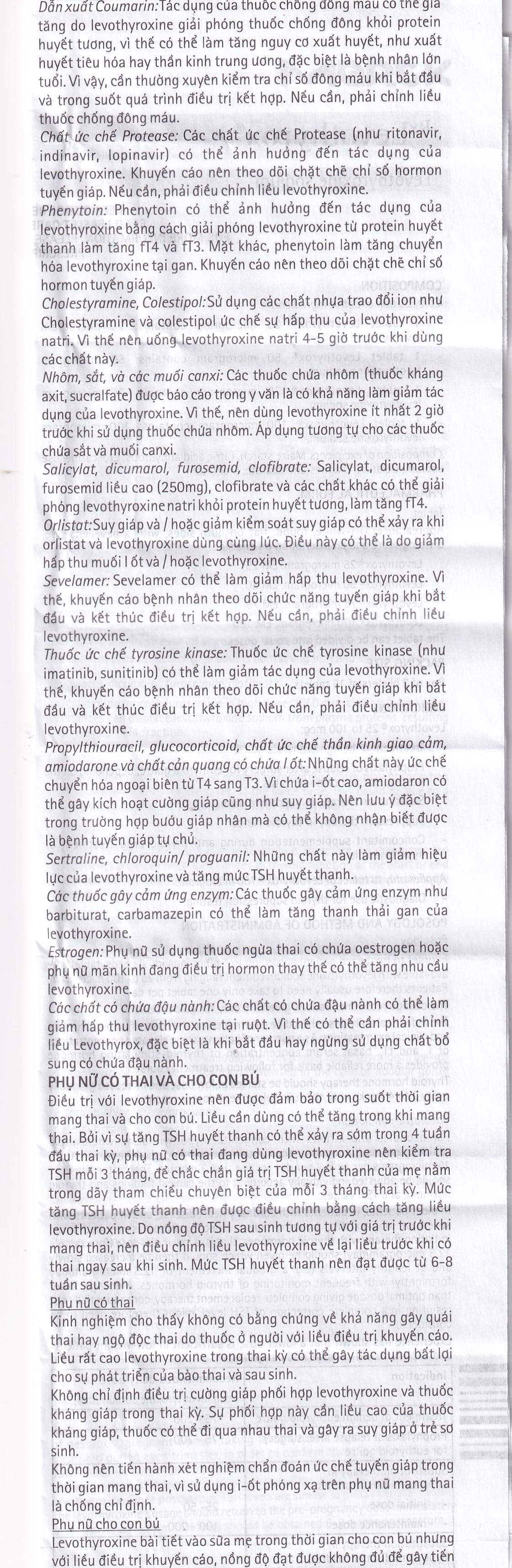 Hình ảnh Thuốc Levothyrox 100µg Merck điều trị bướu giáp, suy giáp, ung thư giáp (2 vỉ x 15 viên)