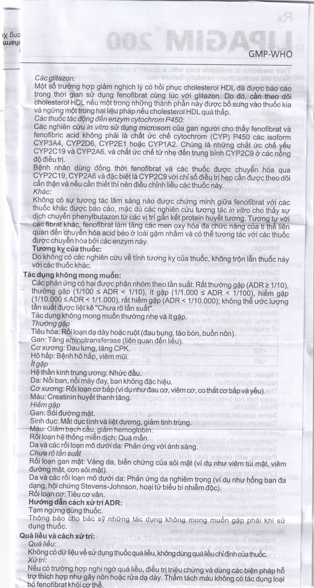 Hình ảnh Thuốc Lipagim 200 Agimexpharm bổ sung cho chế độ ăn uống, điều trị tăng triglycerid máu (3 vỉ x 10 viên)