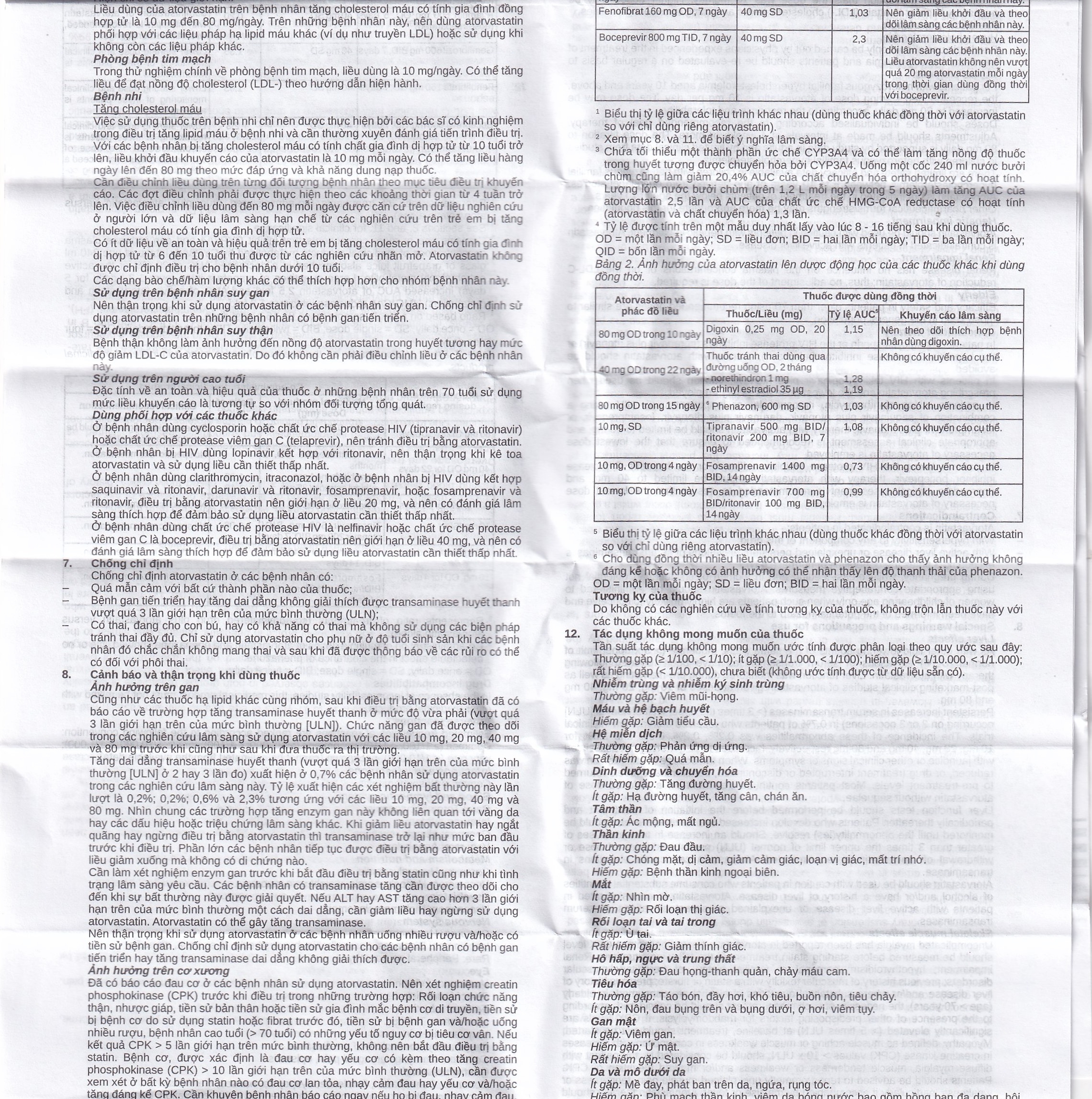 Hình ảnh Viên nén Lipistad 10 Stella điều trị tăng cholesterol máu (3 vỉ x 10 viên)