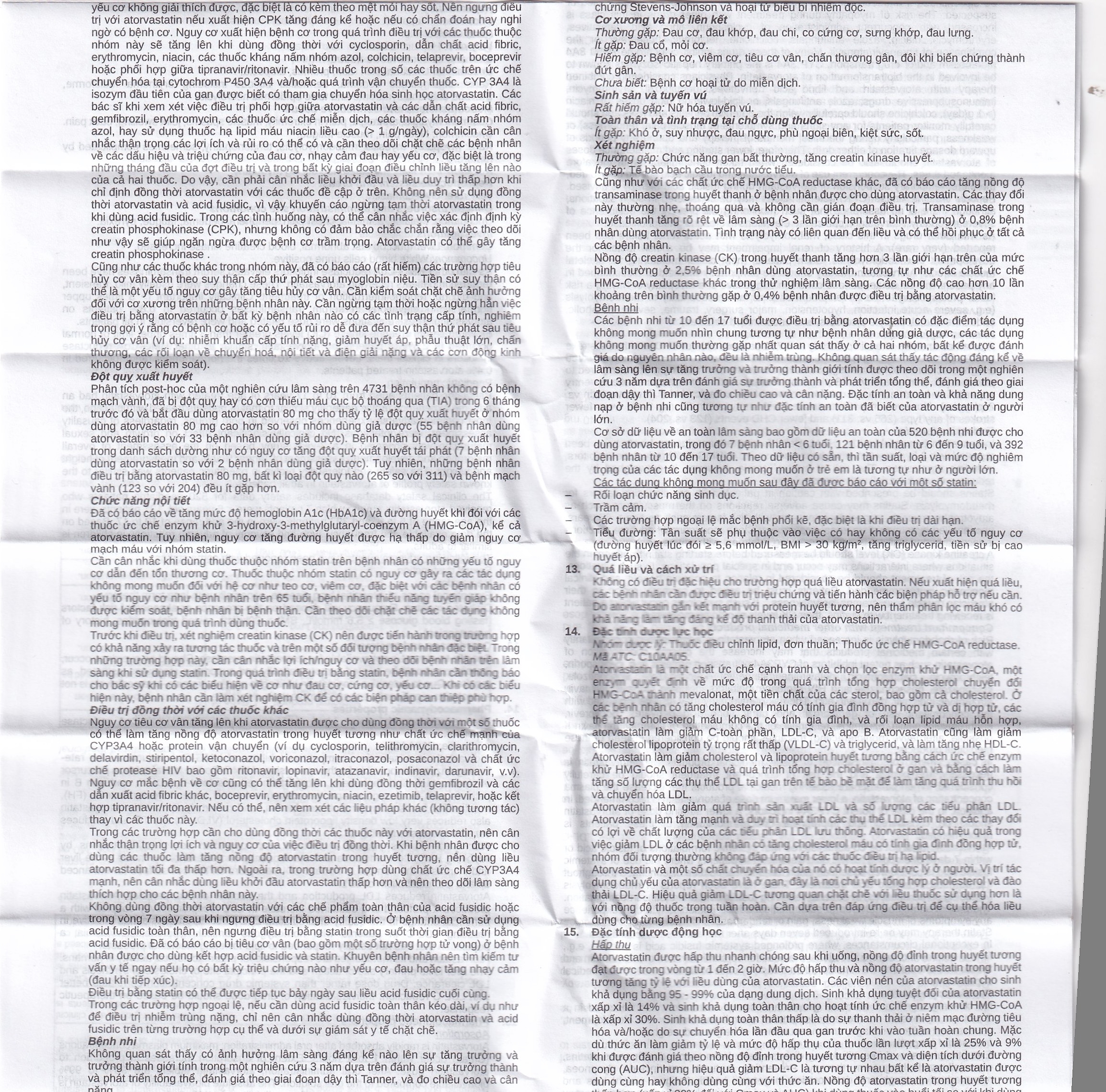 Hình ảnh Viên nén Lipistad 10 Stella điều trị tăng cholesterol máu (3 vỉ x 10 viên)