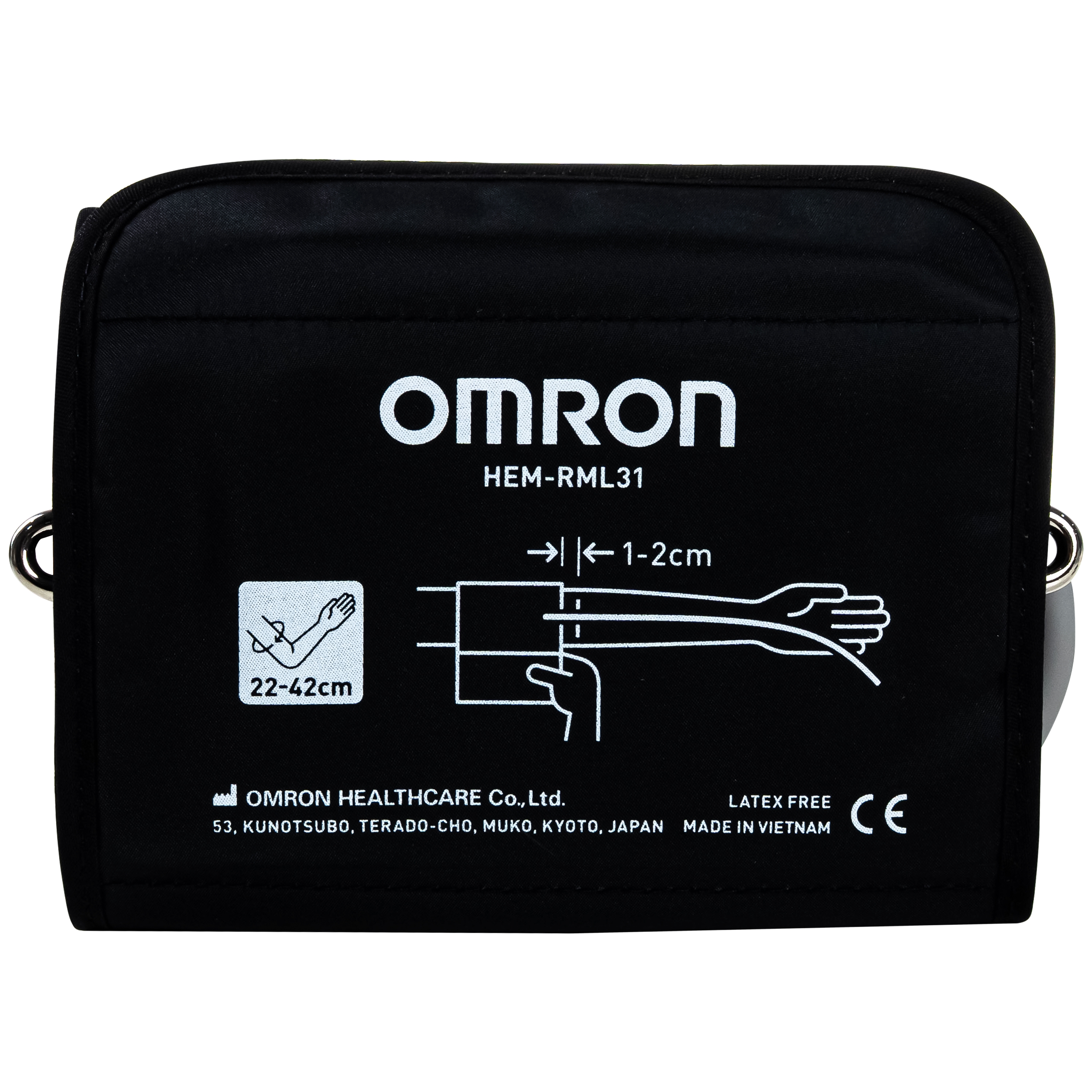 Hình ảnh Máy đo huyết áp bắp tay Omron Ez BT Large Hem 7183T1-L (vòng bít lớn) hỗ trợ đo huyết áp,nhịp tim