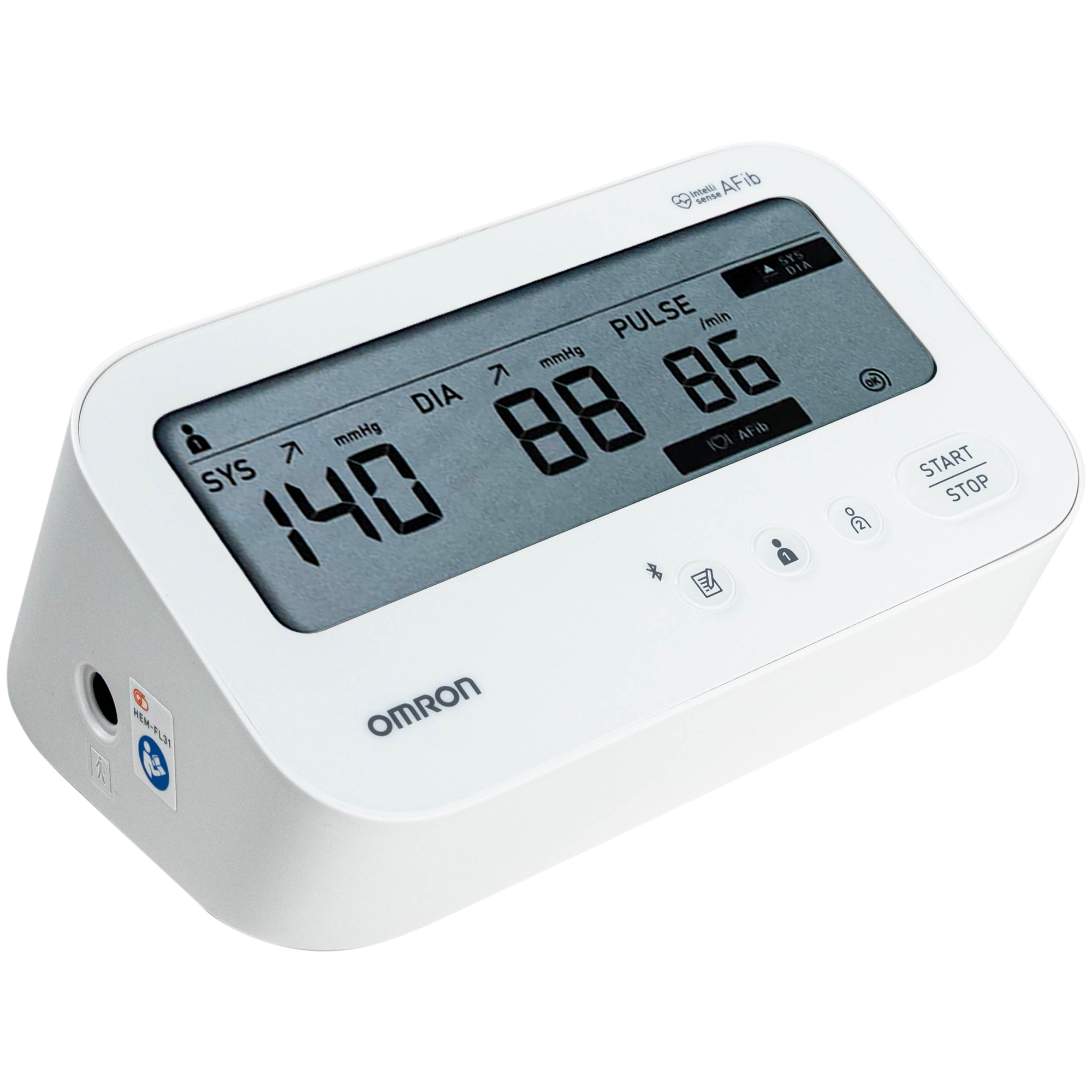 Hình ảnh Máy đo huyết áp bắp tay Omron IQ BT Power Hem 7194T1 Flc Afib hỗ trợ đo huyết áp, cảnh báo đột quỵ