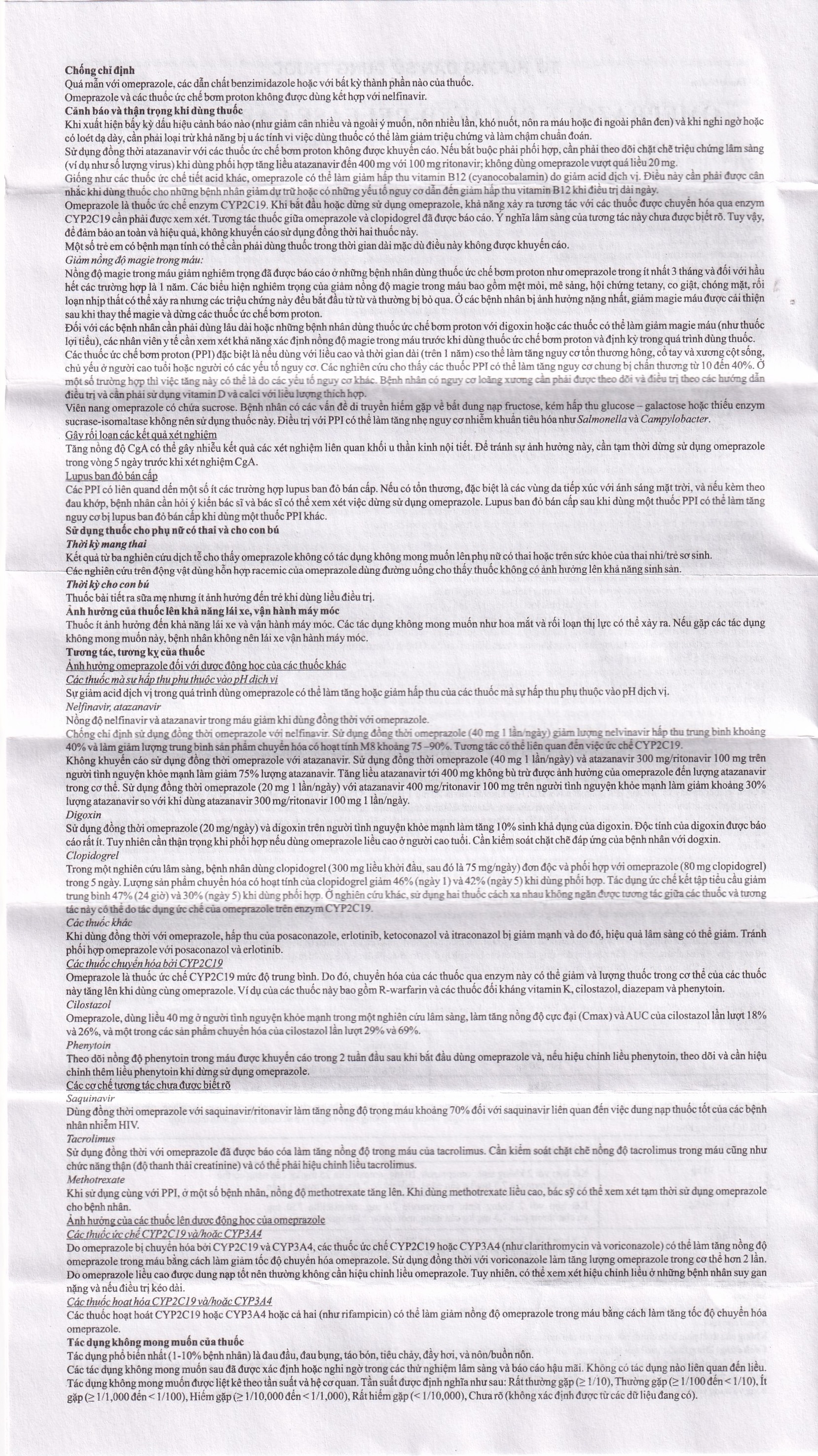 Hình ảnh Viên nang Omeprazole Delayed Release Brawn điều trị loét dạ dày tá tràng (10 vỉ x 10 viên)