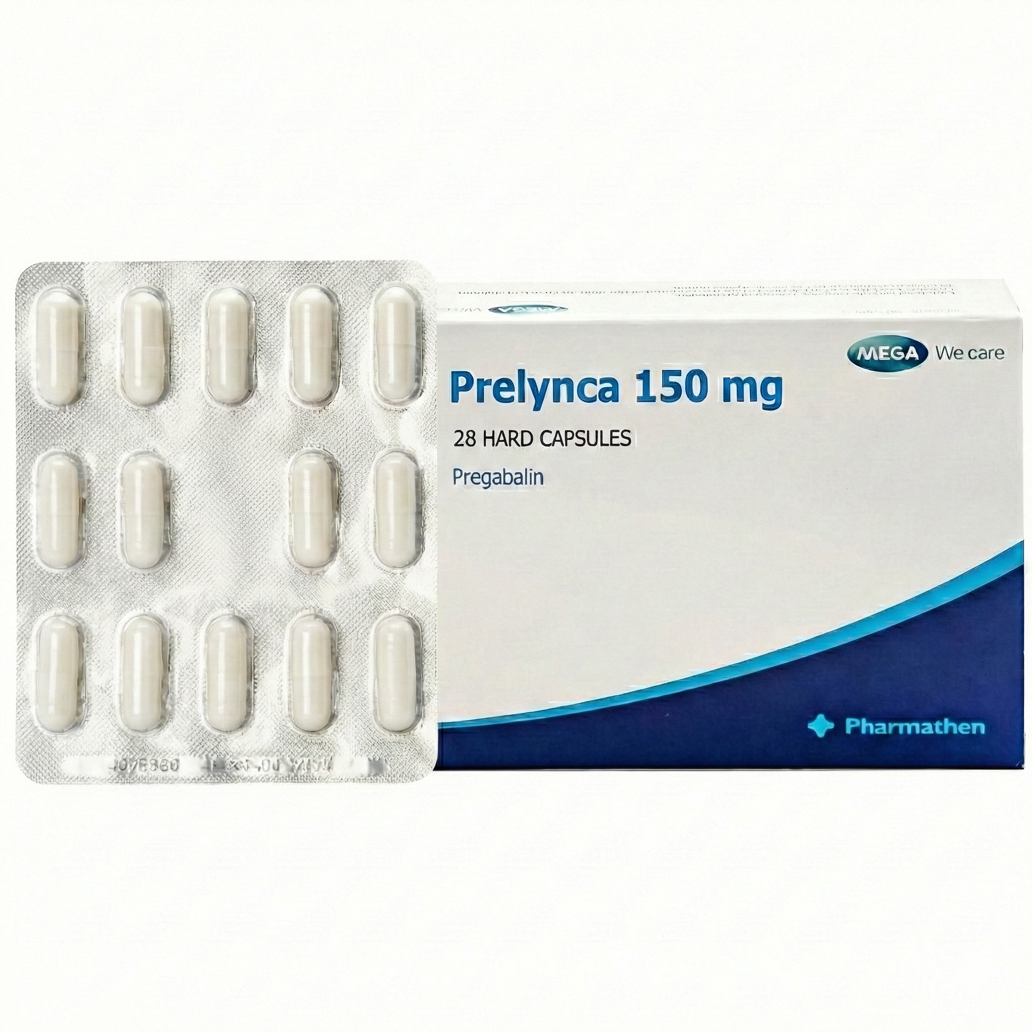 Hình ảnh Thuốc Prelynca 150mg Trị rối loạn lo âu lan tỏa, hỗ trợ động kinh cục bộ (2 vỉ x 14 viên)