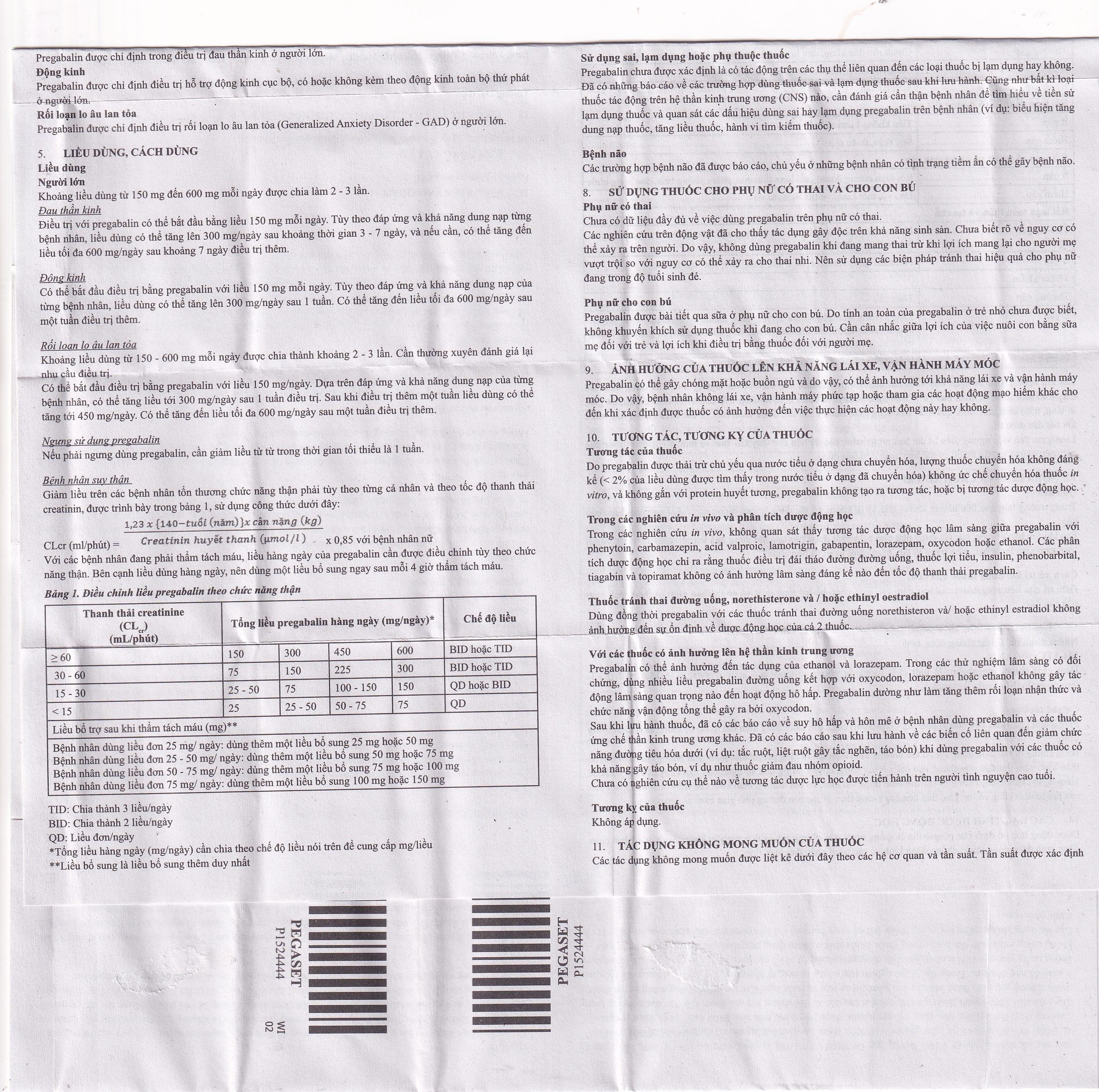 Hình ảnh Thuốc Pegaset 50 Aurobindo điều trị đau thần kinh, hỗ trợ động kinh cục bộ (4 vỉ x 7 viên)