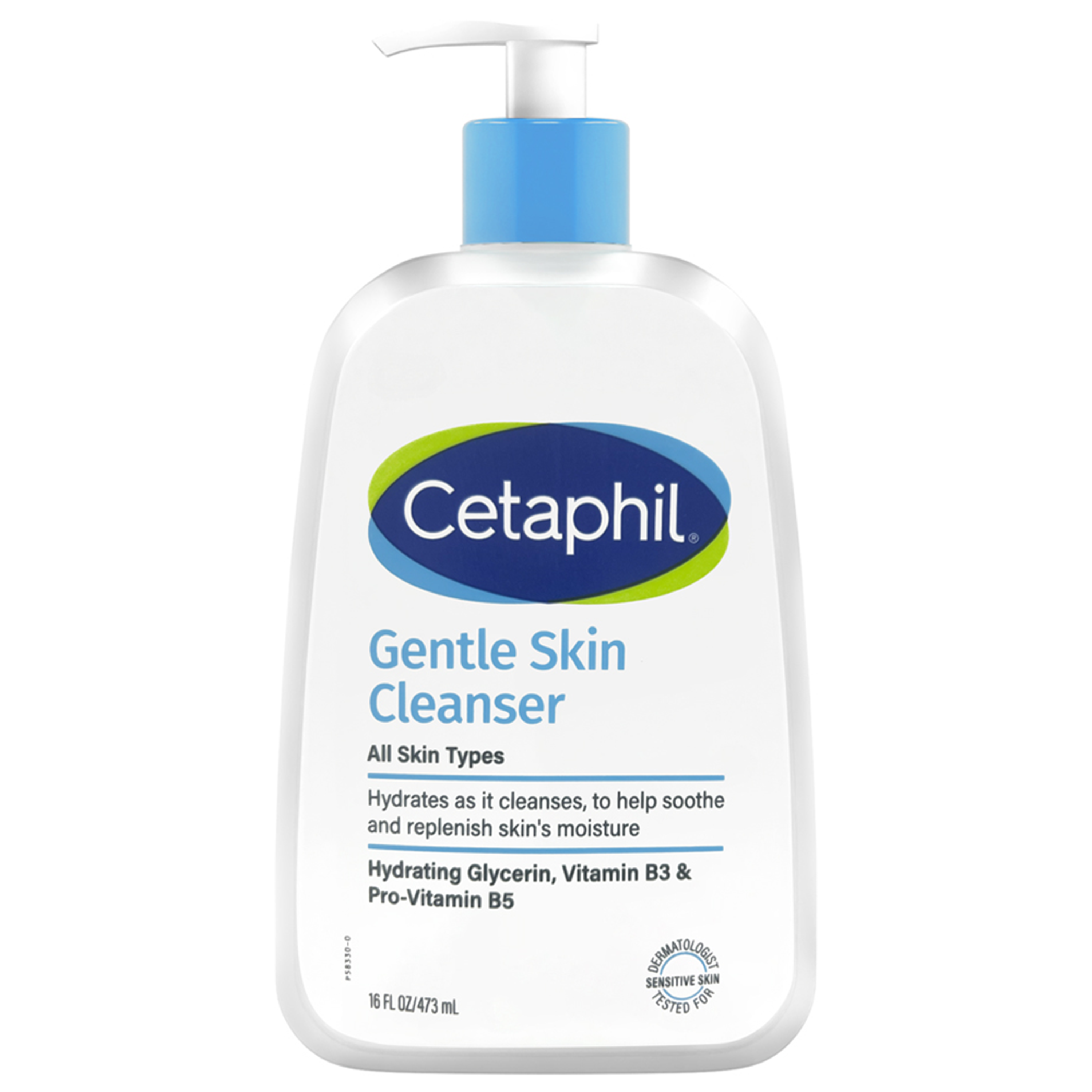 Hình ảnh Sữa rửa mặt dịu nhẹ Cetaphil Gentle Skin Cleanser bổ sung độ ẩm dành cho mọi loại da (473ml)