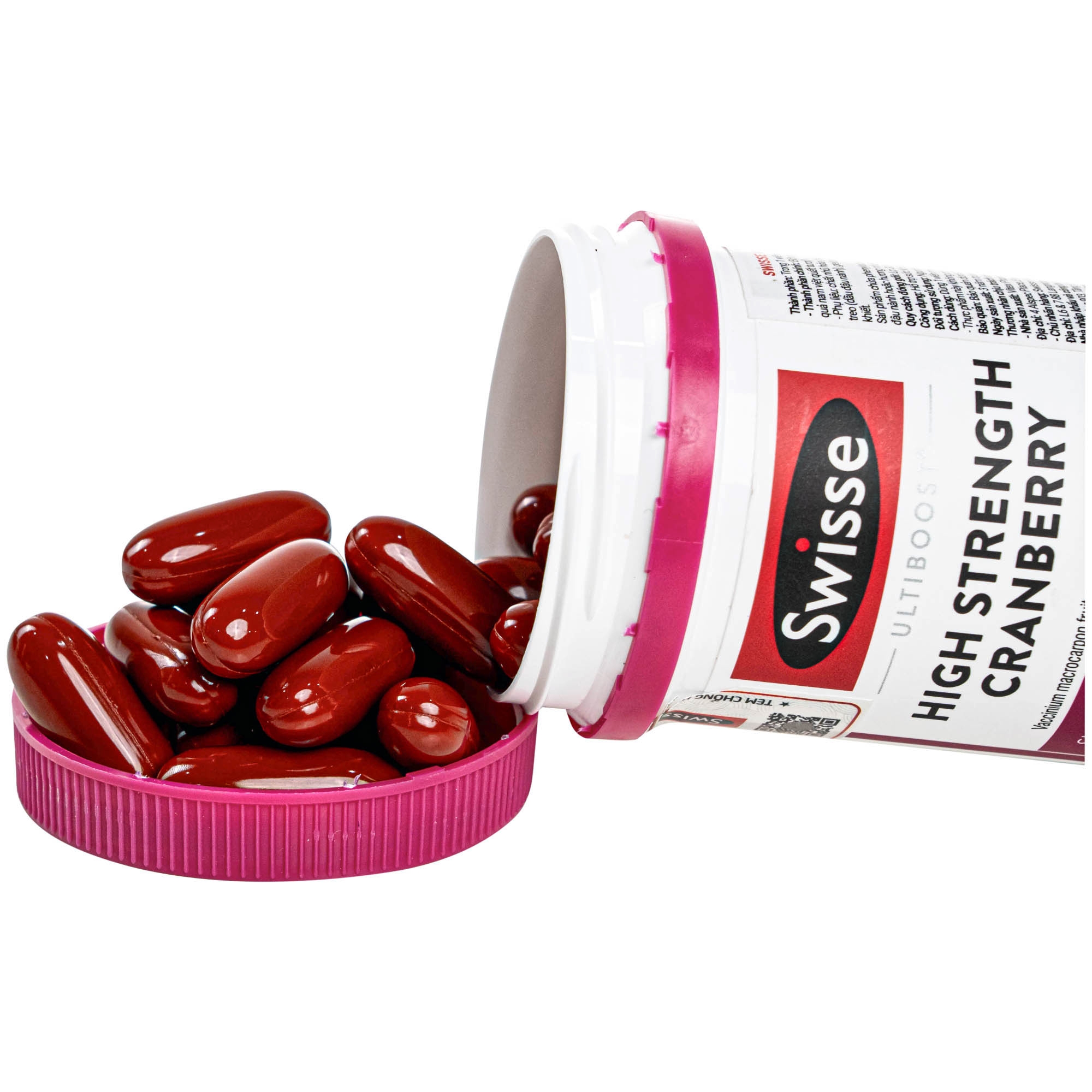 Hình ảnh Viên uống hỗ trợ sức khỏe đường tiết niệu High Strength Cranberry Swisse (30 viên)