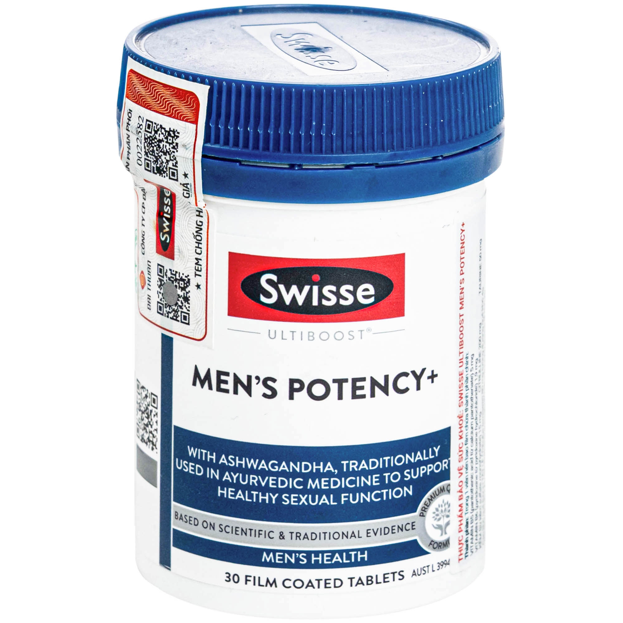 Hình ảnh Viên uống hỗ trợ sức khỏe sinh sản nam giới Men’s Potency+ Swisse (30 viên)
