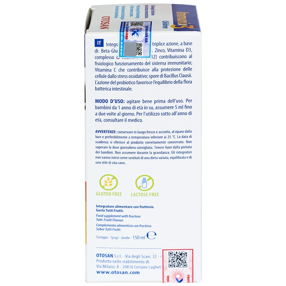 Hình ảnh Siro Immunix3 Children 150ml Otosan hỗ trợ tăng cường đề kháng, tăng cường sức khỏe