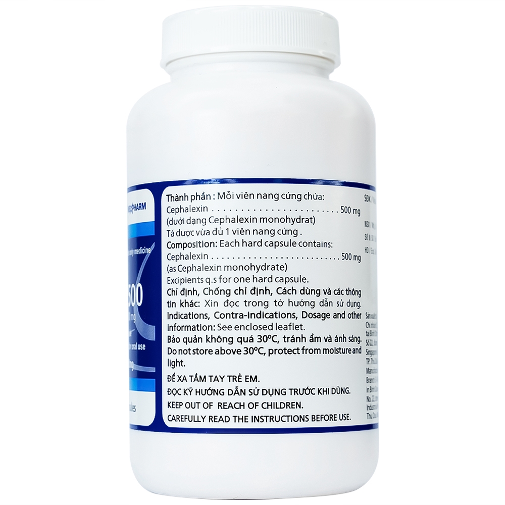Hình ảnh Thuốc OPXIL 500 Imexpharm điều trị các tình trạng nhiễm khuẩn do các vi khuẩn nhạy cảm (200 viên)