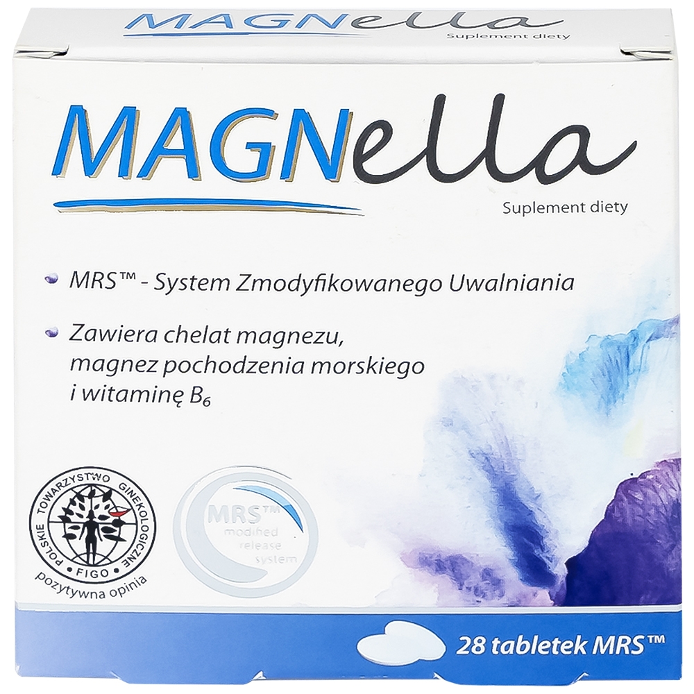 Hình ảnh Viên uống Magnella Natur Produkt Pharma hỗ trợ cải thiện tổn thương thần kinh do thiếu vitamin B6, magiê (2 vỉ x 14 viên)