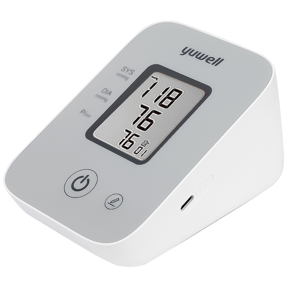 Hình ảnh Máy đo huyết áp điện tử bắp tay Yuwell YE610D bộ nhớ lưu trữ đến 80 lần, cho kết quả trung bình 3 lần đo