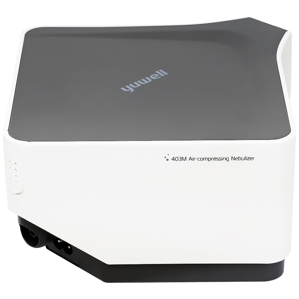 Hình ảnh Máy xông khí dung nén khí Yuwell 403M chuyển thuốc dạng dung dịch thành sương mù cho niêm mạc hô hấp
