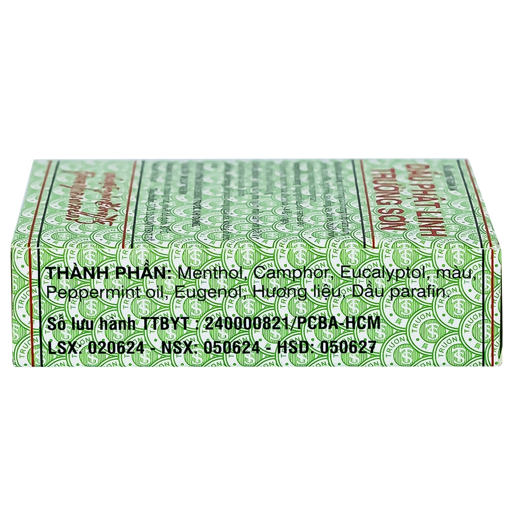 Hình ảnh Dầu Phật Linh 5ml Trường Sơn dùng hỗ trợ trường hợp cảm cúm, cảm ho, nhức đầu, nghẹt mũi (12 chai)