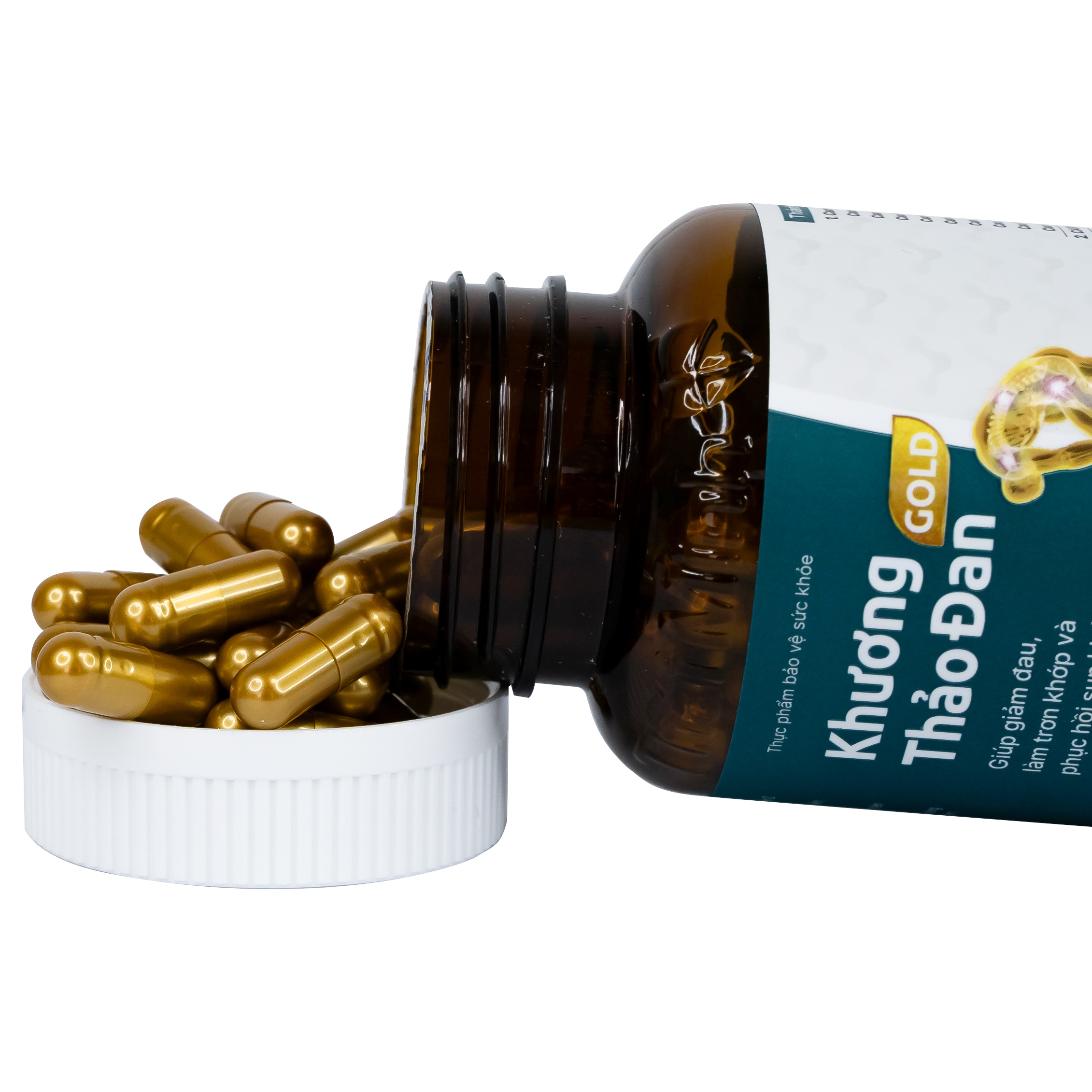 Hình ảnh Viên uống Khương Thảo Đan Gold Thái Minh giảm đau, làm trơn khớp và phục hồi sụn khớp (120 viên)