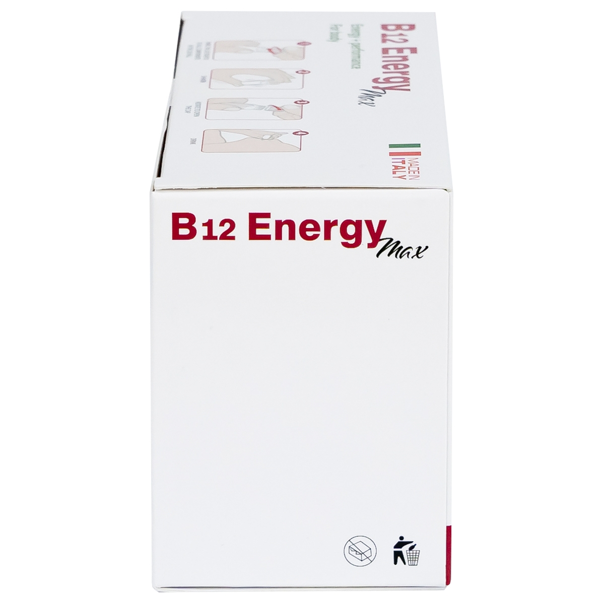 Hình ảnh Dung dịch uống B12 Energy Max Italy bổ sung acid amin và vitamin B12 cho cơ thể (10 lọ x 10ml)