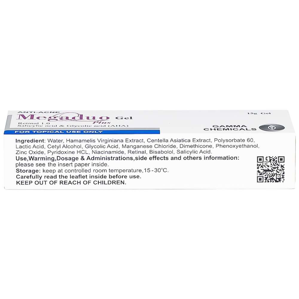 Hình ảnh Gel Megaduo Plus giúp ngừa mụn trứng cá, ngừa thâm, dưỡng da (15g)