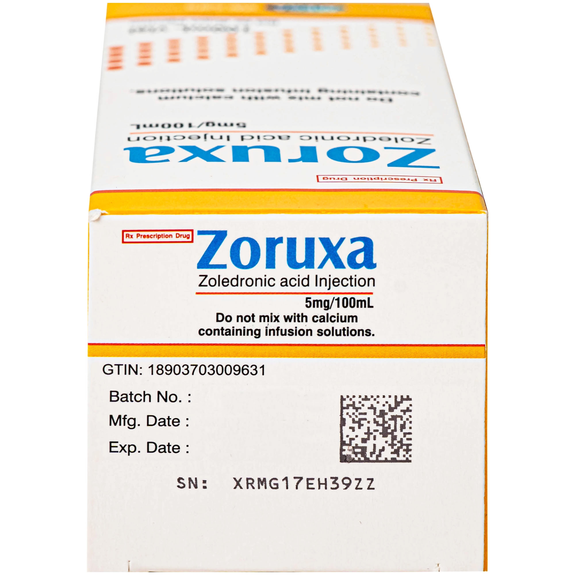 Hình ảnh Thuốc tiêm truyền Zoruxa Điều trị loãng xương ở phụ nữ sau mãn kinh và nam giới Hộp 100ml