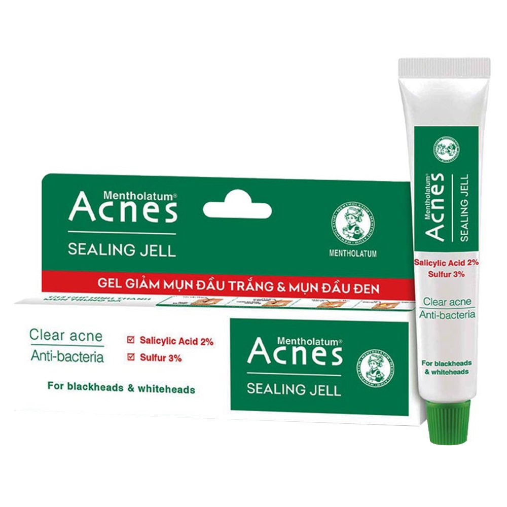 Hình ảnh Gel giảm mụn đầu trắng và mụn đầu đen Acnes Sealing Jell Rohto (18g)
