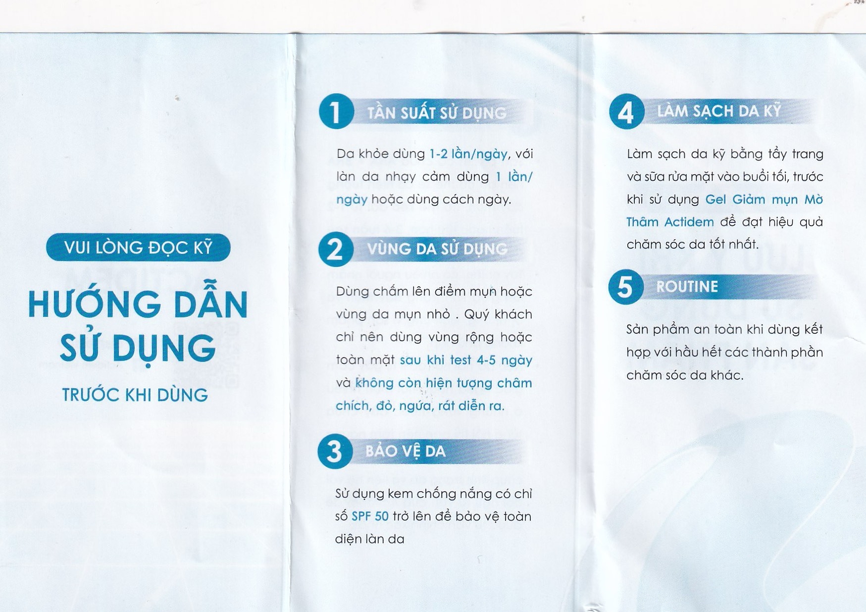 Hình ảnh Kem bôi da Actidem Derma Extra Gel 18g ngăn ngừa mụn, dưỡng da và hạn chế thâm sau mụn