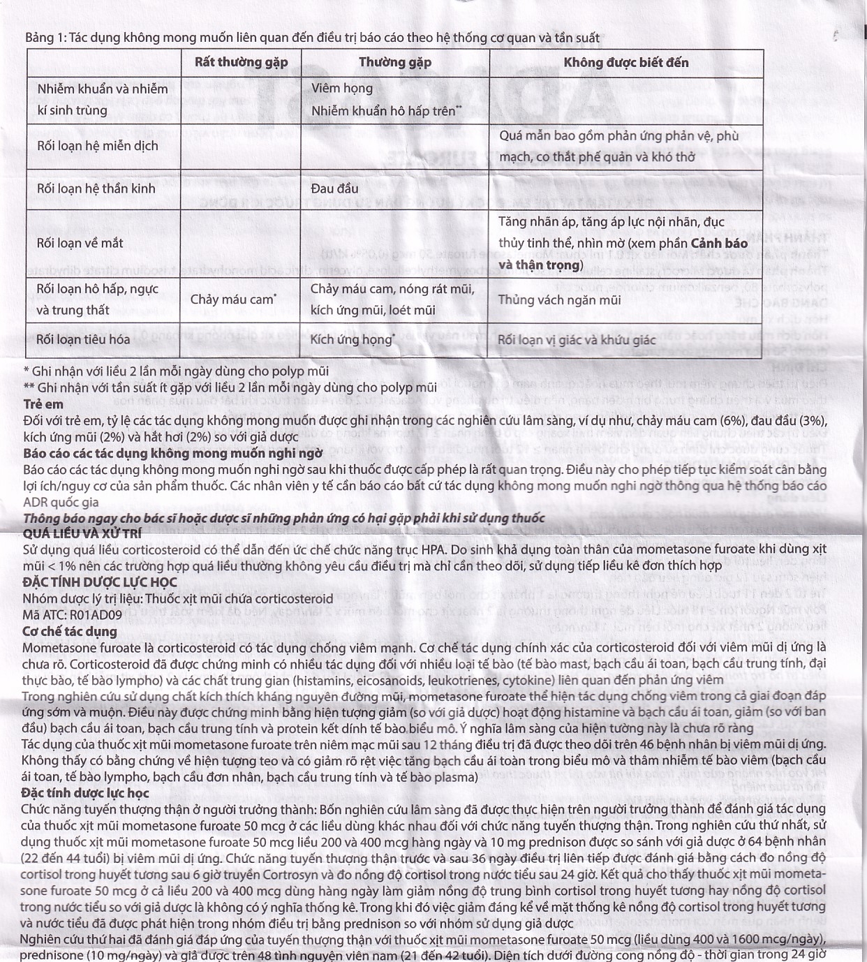 Hình ảnh Thuốc xịt mũi Adacast Meraplion điều trị viêm mũi dị ứng, sung huyết và mất mùi, viêm mũi xoang (60 liều)