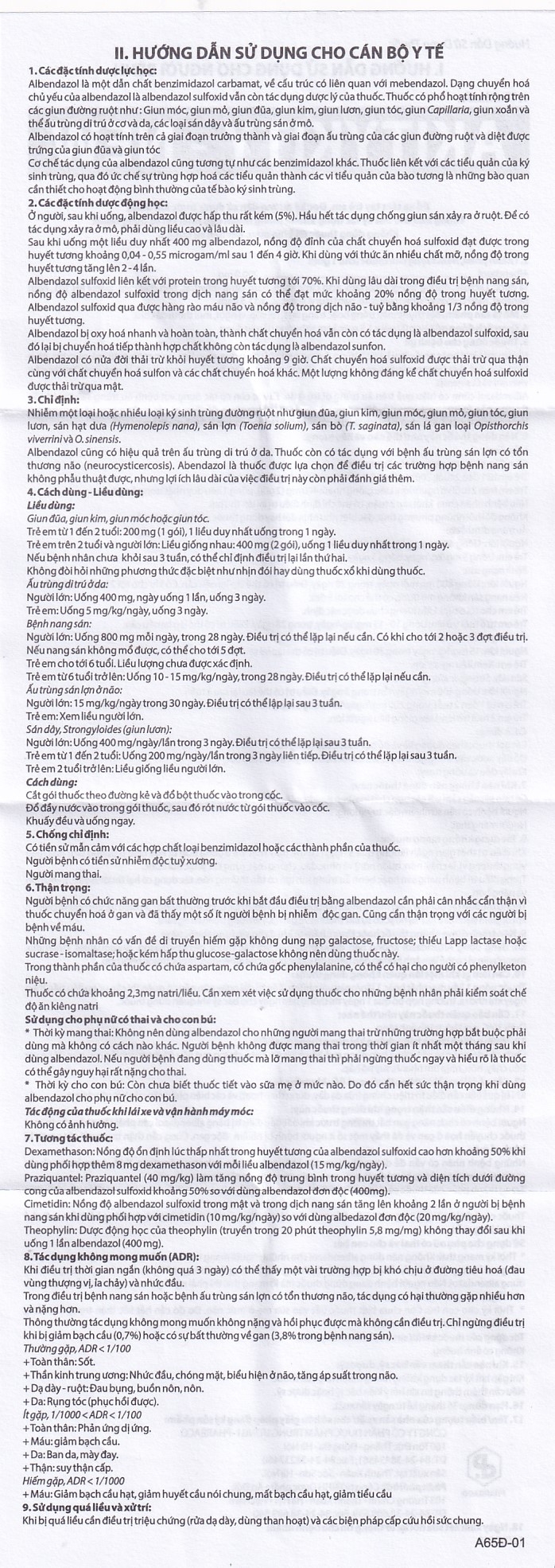 Hình ảnh Hỗn dịch uống Akitykity-New 200mg Pharbaco vị ngọt hương cam diệt các loại giun sán, ấu trùng và trứng (2 gói x 1.5g)