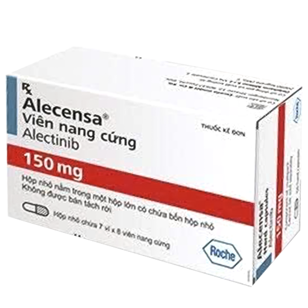 Hình ảnh Thuốc Alecensa 150mg Roche hỗ trợ điều trị ung thư phổi (28 vỉ x 8 viên)