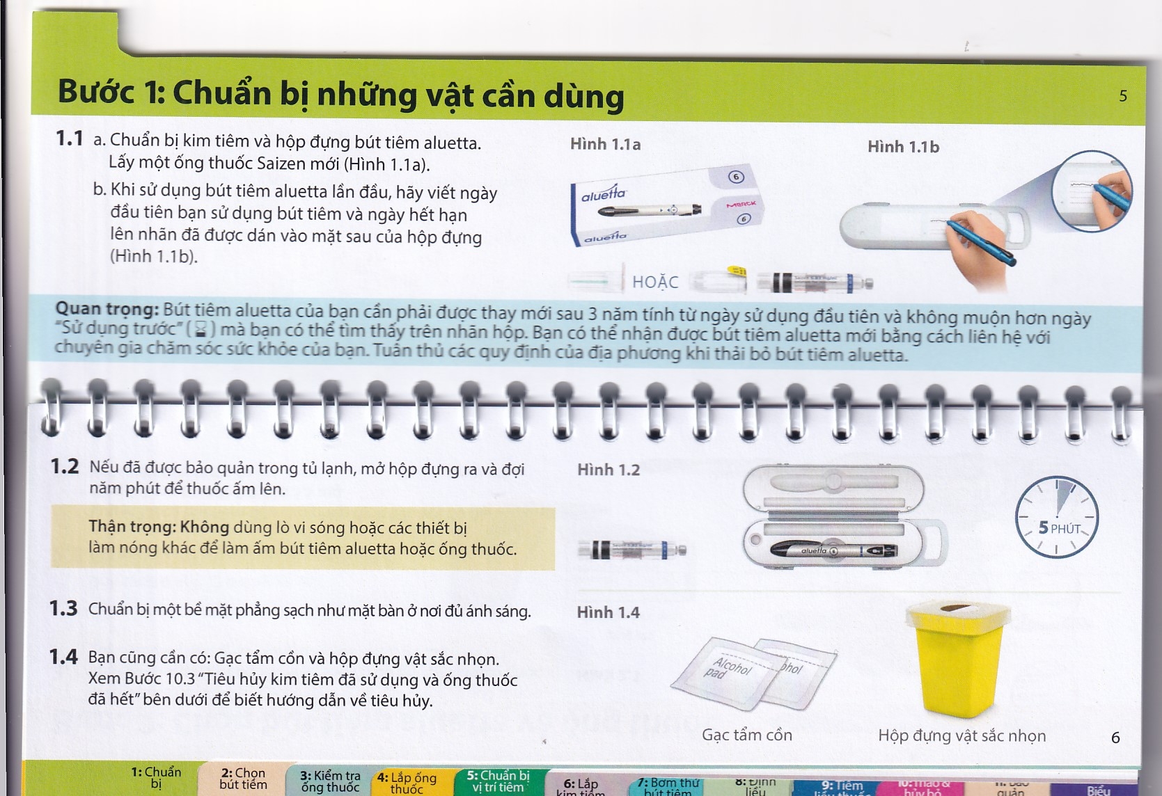 Hình ảnh Bút tiêm aluetta Merck điều trị bệnh tiểu đường bằng insulin