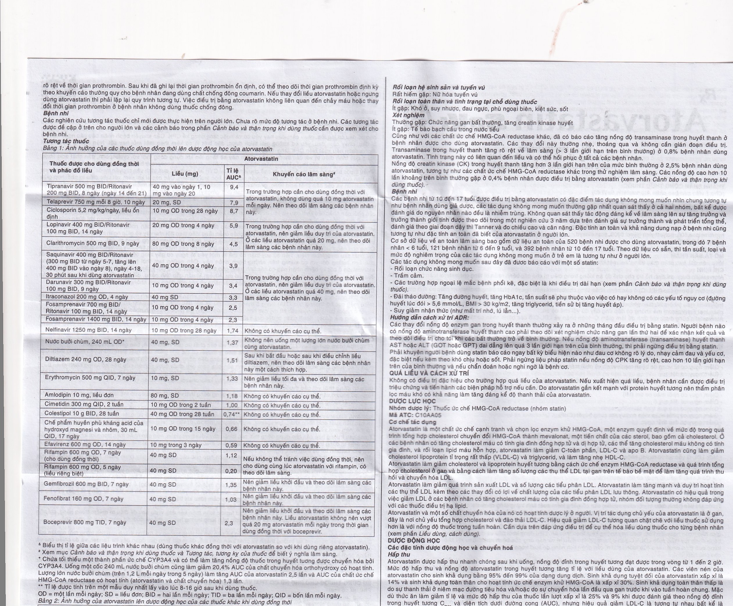 Hình ảnh Thuốc Atorvastatin 40mg Savi điều trị rối loạn lipid máu, mỡ máu, cholesterol máu cao (3 vỉ x 10 viên)