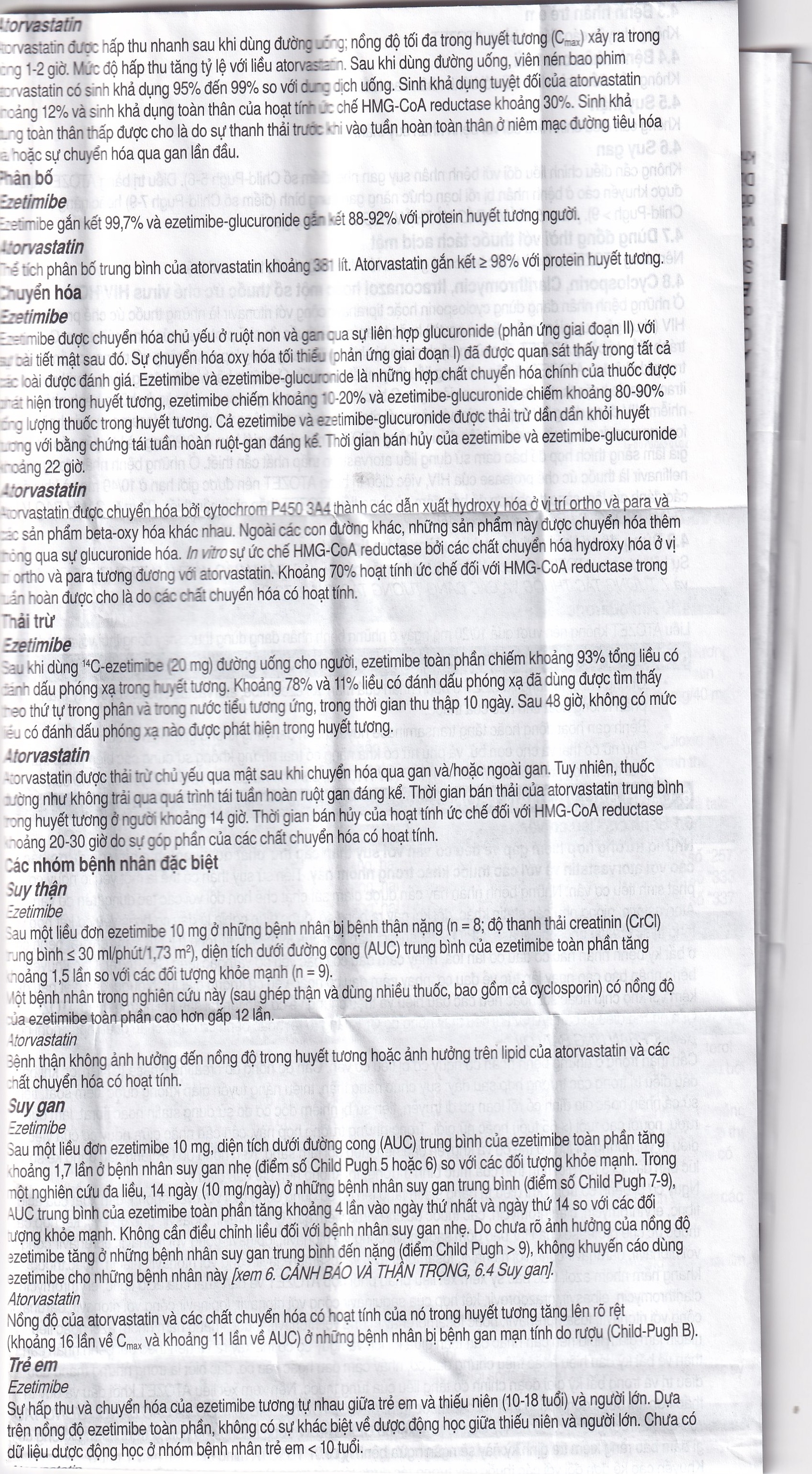 Hình ảnh Thuốc Atozet 10mg/10mg MSD điều trị rối loạn mỡ máu, phòng ngừa các bệnh tim mạch (3 vỉ x 10 viên)