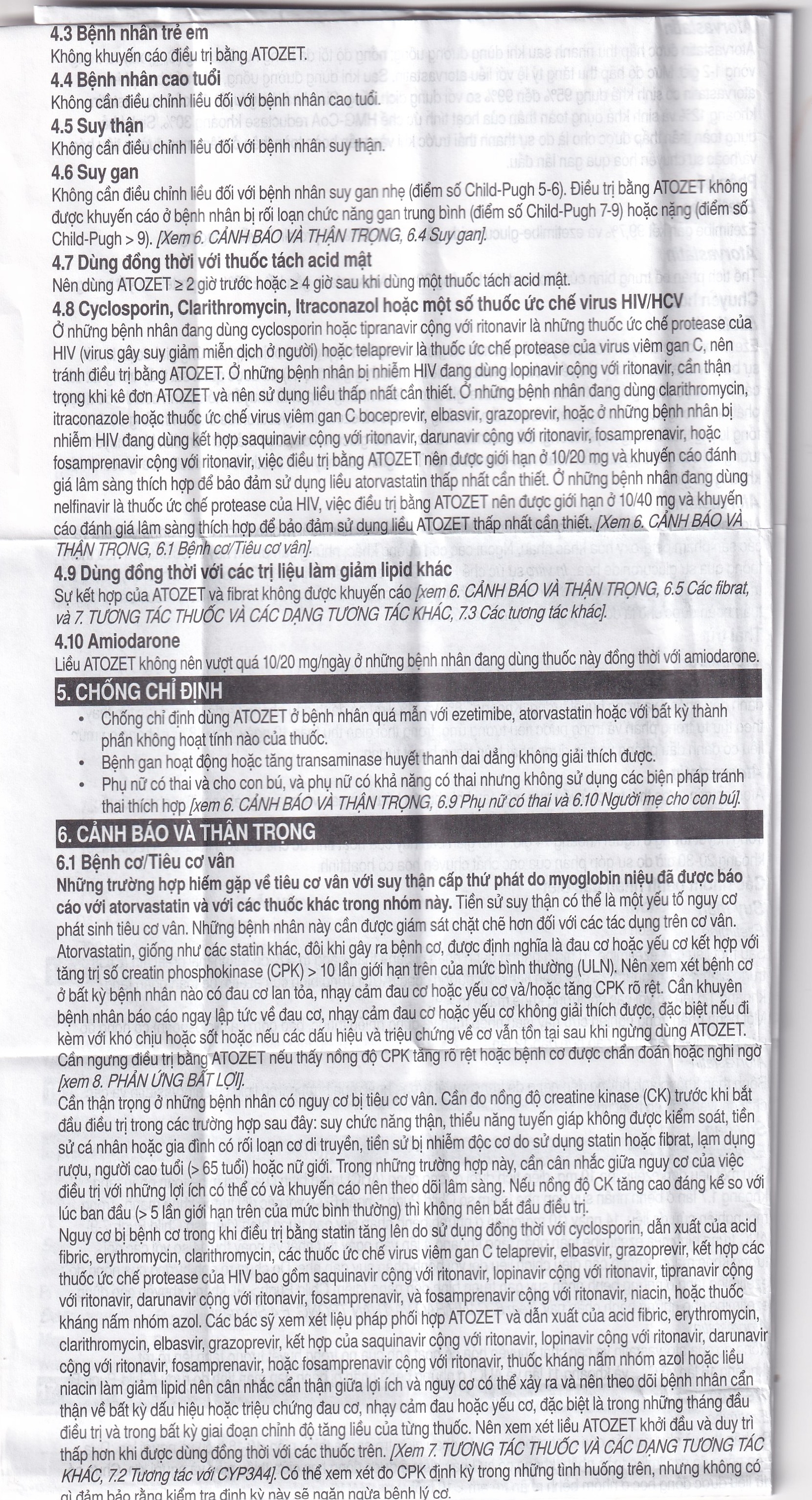 Hình ảnh Thuốc Atozet 10mg/10mg MSD điều trị rối loạn mỡ máu, phòng ngừa các bệnh tim mạch (3 vỉ x 10 viên)