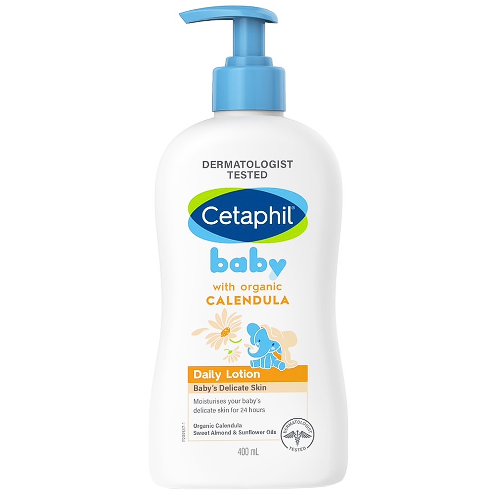 Hình ảnh Sữa dưỡng da trẻ em tinh chất hoa cúc Cetaphil Baby With Organic Calendula Daily Lotion (400ml)