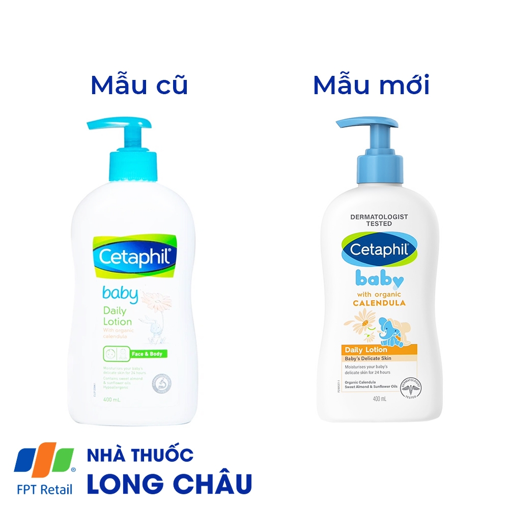 Hình ảnh Sữa dưỡng da trẻ em tinh chất hoa cúc Cetaphil Baby With Organic Calendula Daily Lotion (400ml)