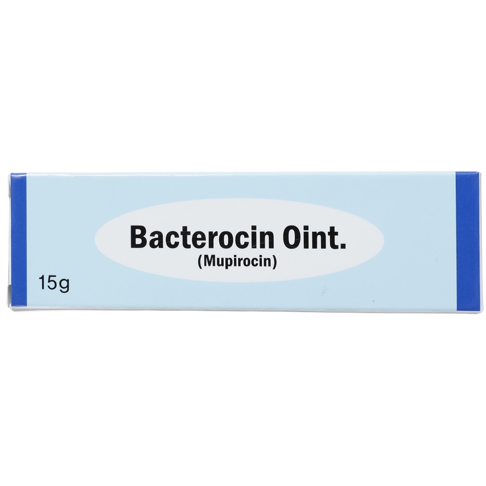 Hình ảnh Thuốc mỡ Bacterocin Oint 15g Genuone điều trị tại chỗ bệnh chốc lở, viêm nang lông và mụn mủ
