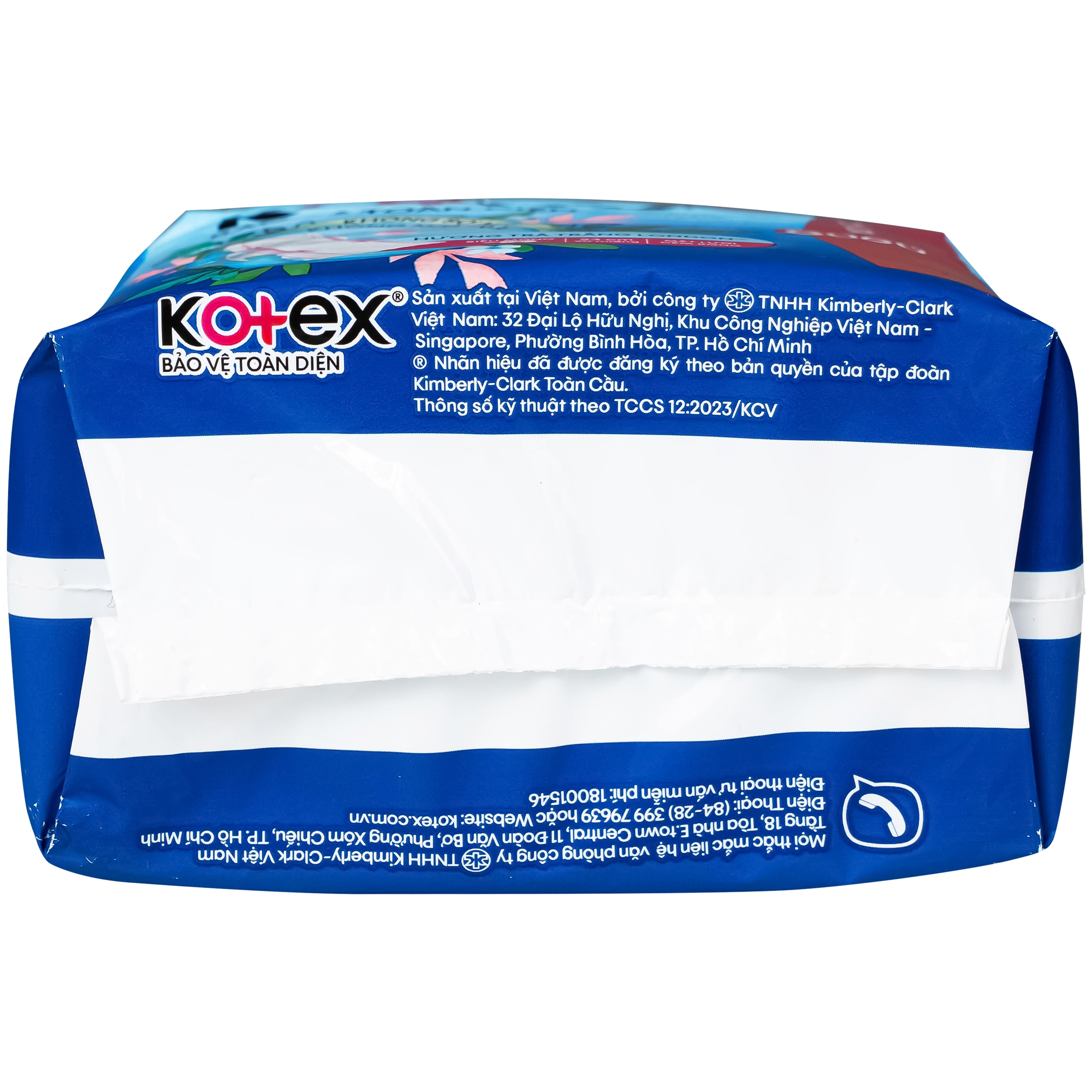 Hình ảnh Băng vệ sinh Kotex bảo vệ toàn diện 23cm siêu mỏng cánh ( gói 20 miếng)