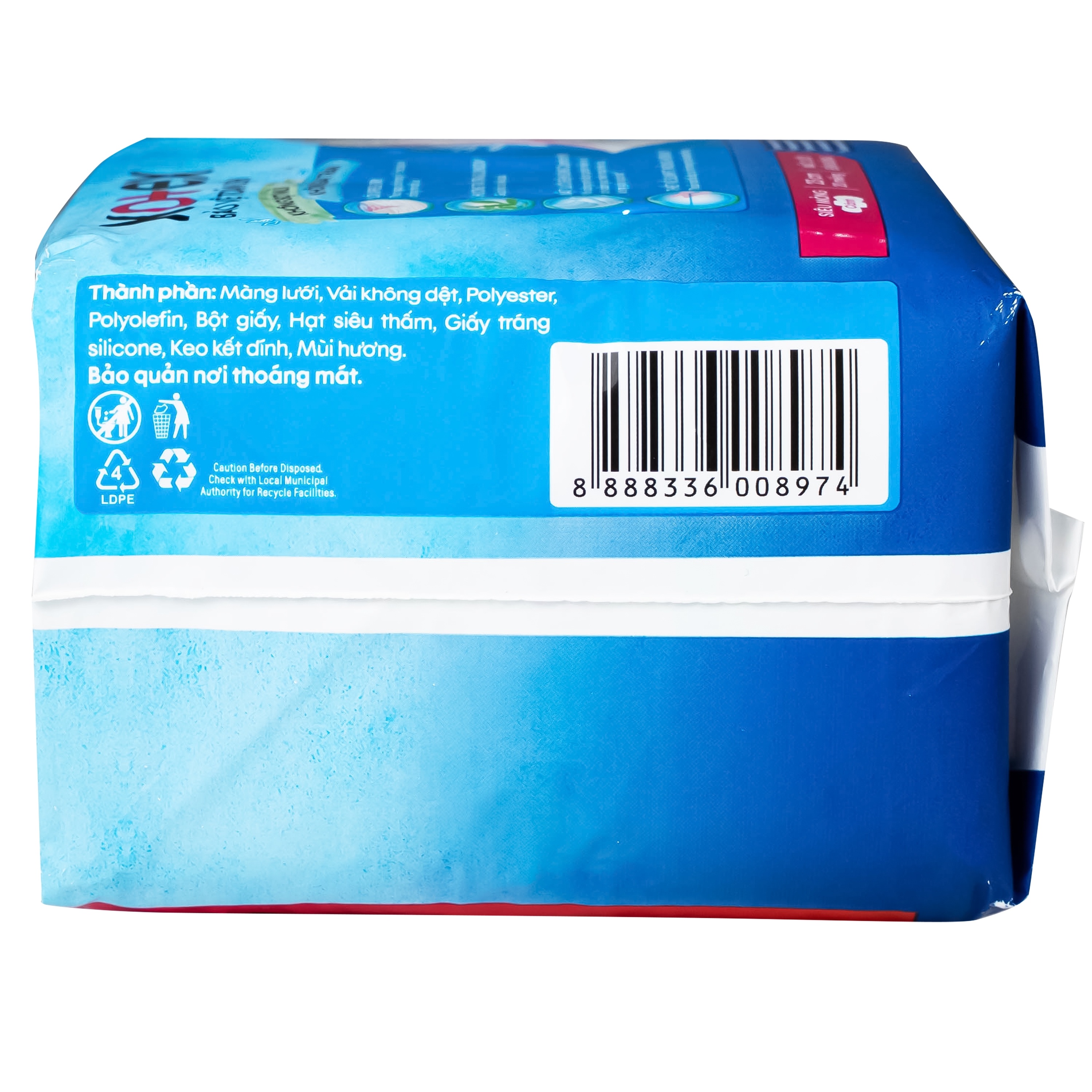 Hình ảnh Băng vệ sinh Kotex bảo vệ toàn diện 23cm siêu mỏng cánh ( gói 20 miếng)
