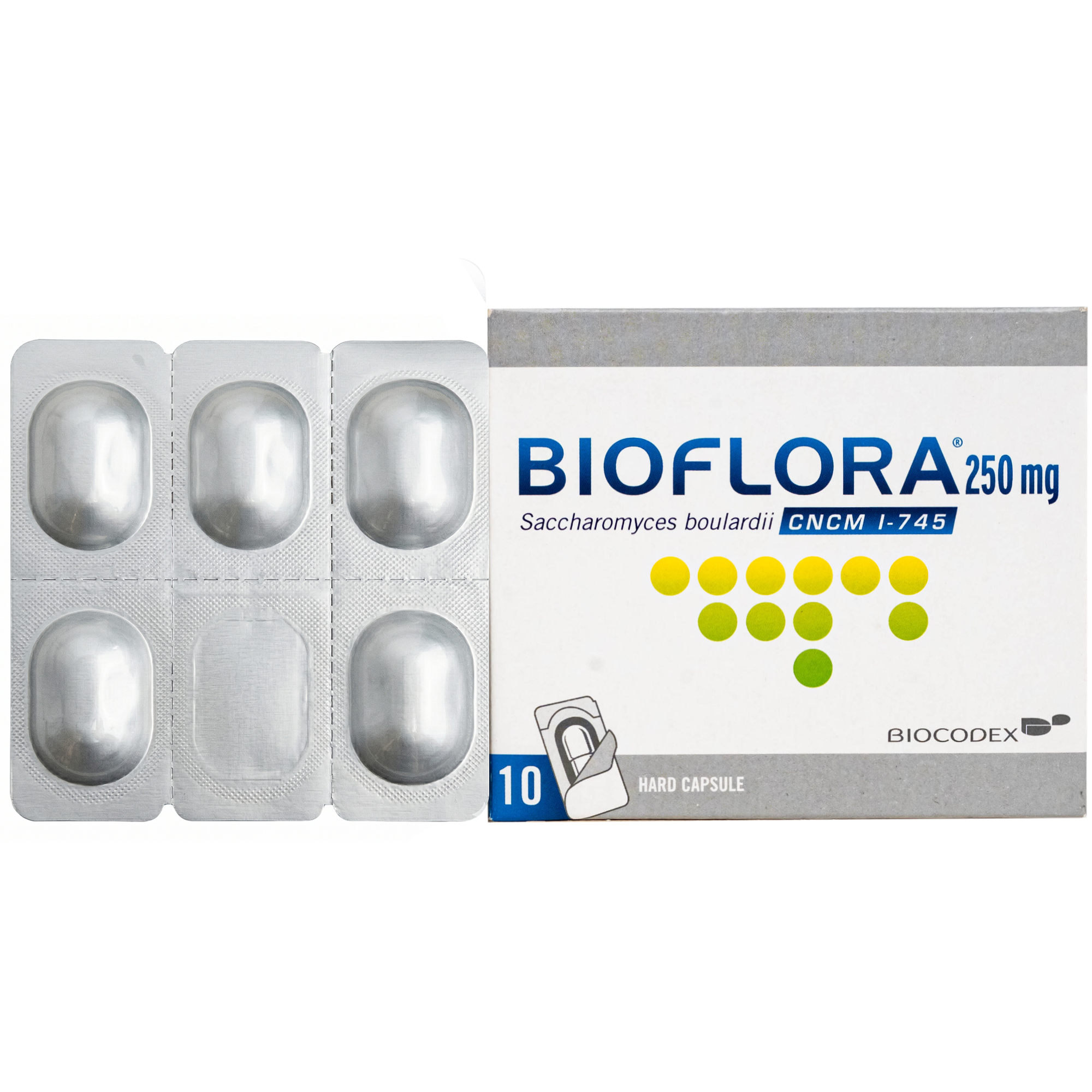 Hình ảnh Thuốc Bioflora 250mg Biocodex điều trị tiêu chảy (2 vỉ x 5 viên)