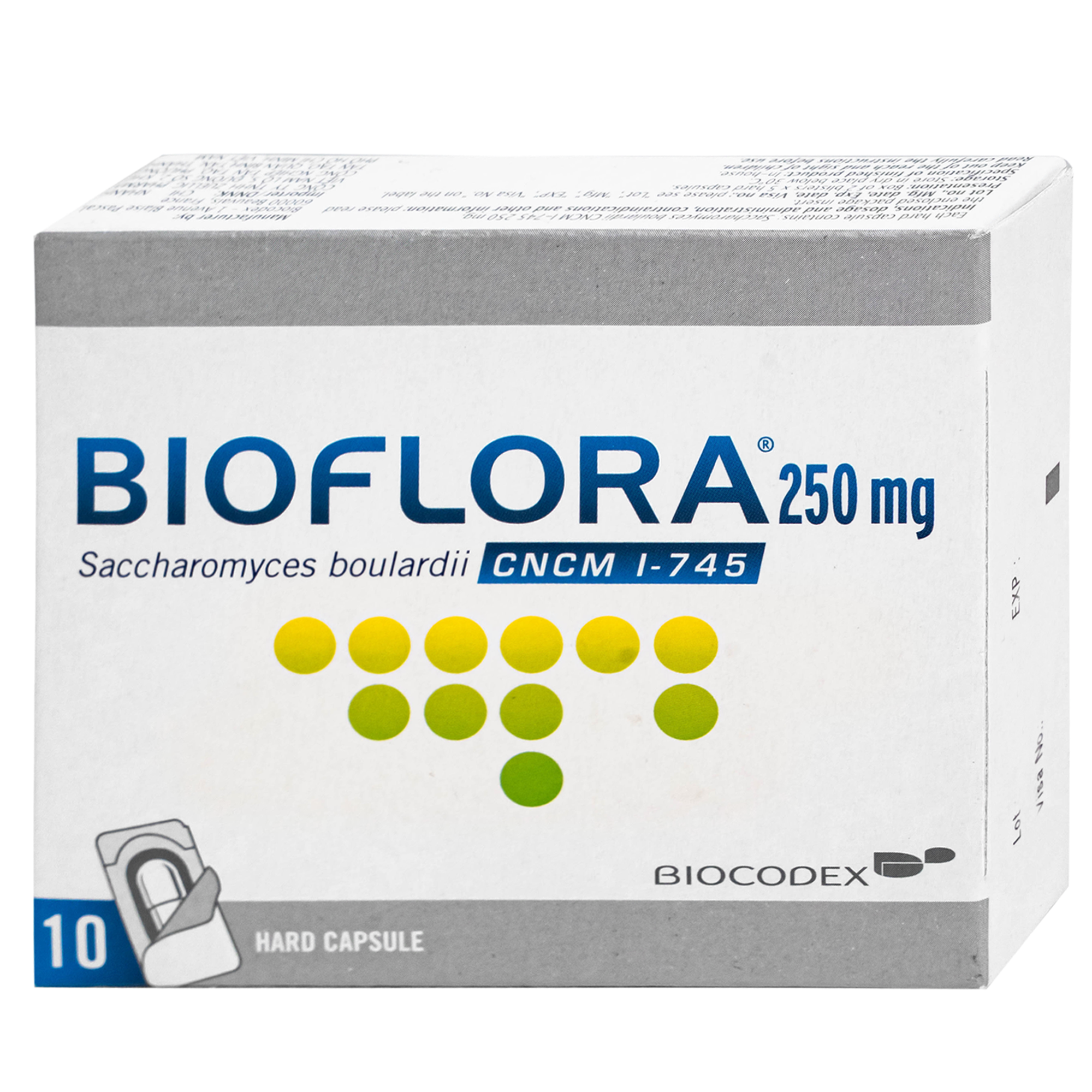 Hình ảnh Thuốc Bioflora 250mg Biocodex điều trị tiêu chảy (2 vỉ x 5 viên)