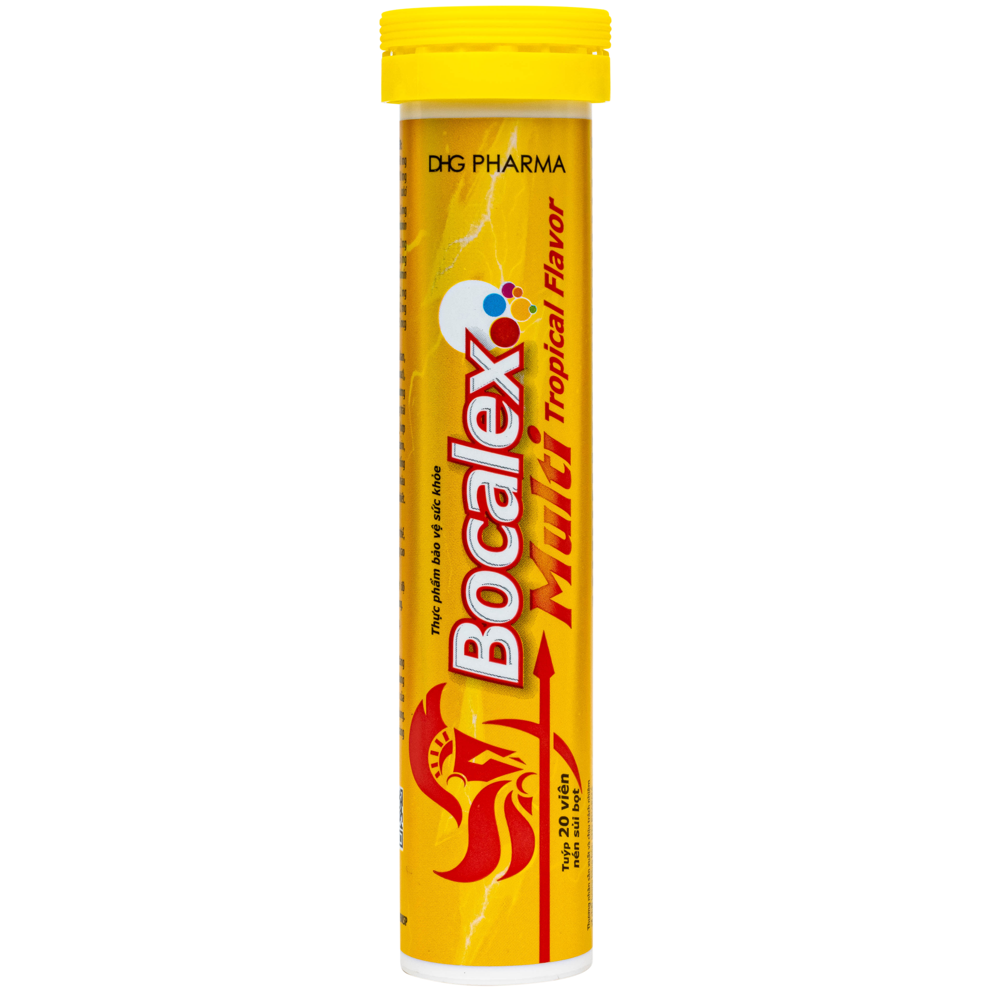 Hình ảnh Viên sủi giúp nâng cao sức đề kháng Bocalex Multi Tropical Flavor DHG Pharma (20 viên)